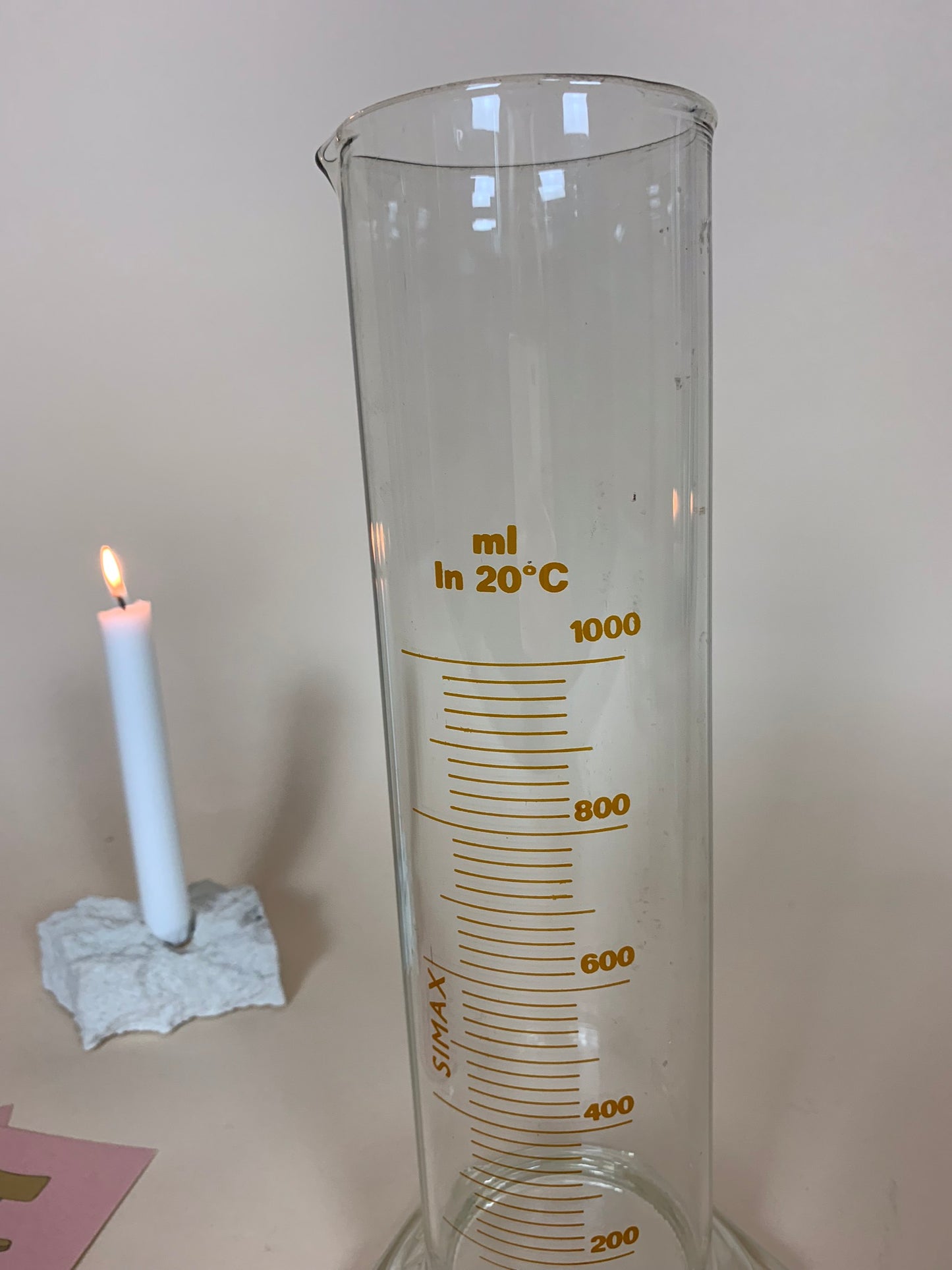 Mätglas från laboratorium
