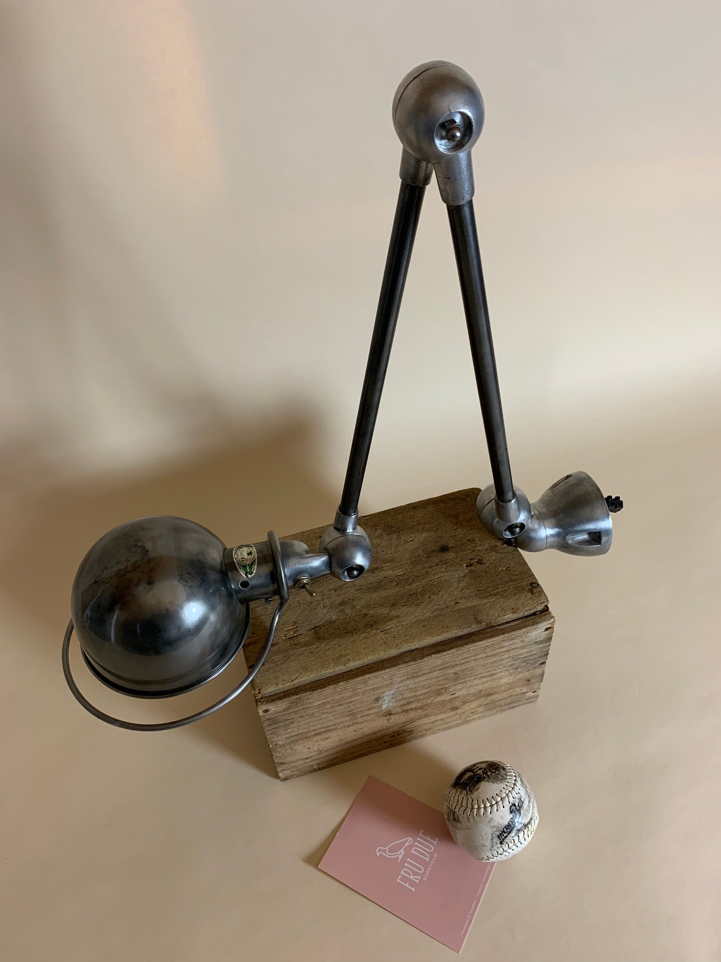 Jieldé vägglampa med 2 armar