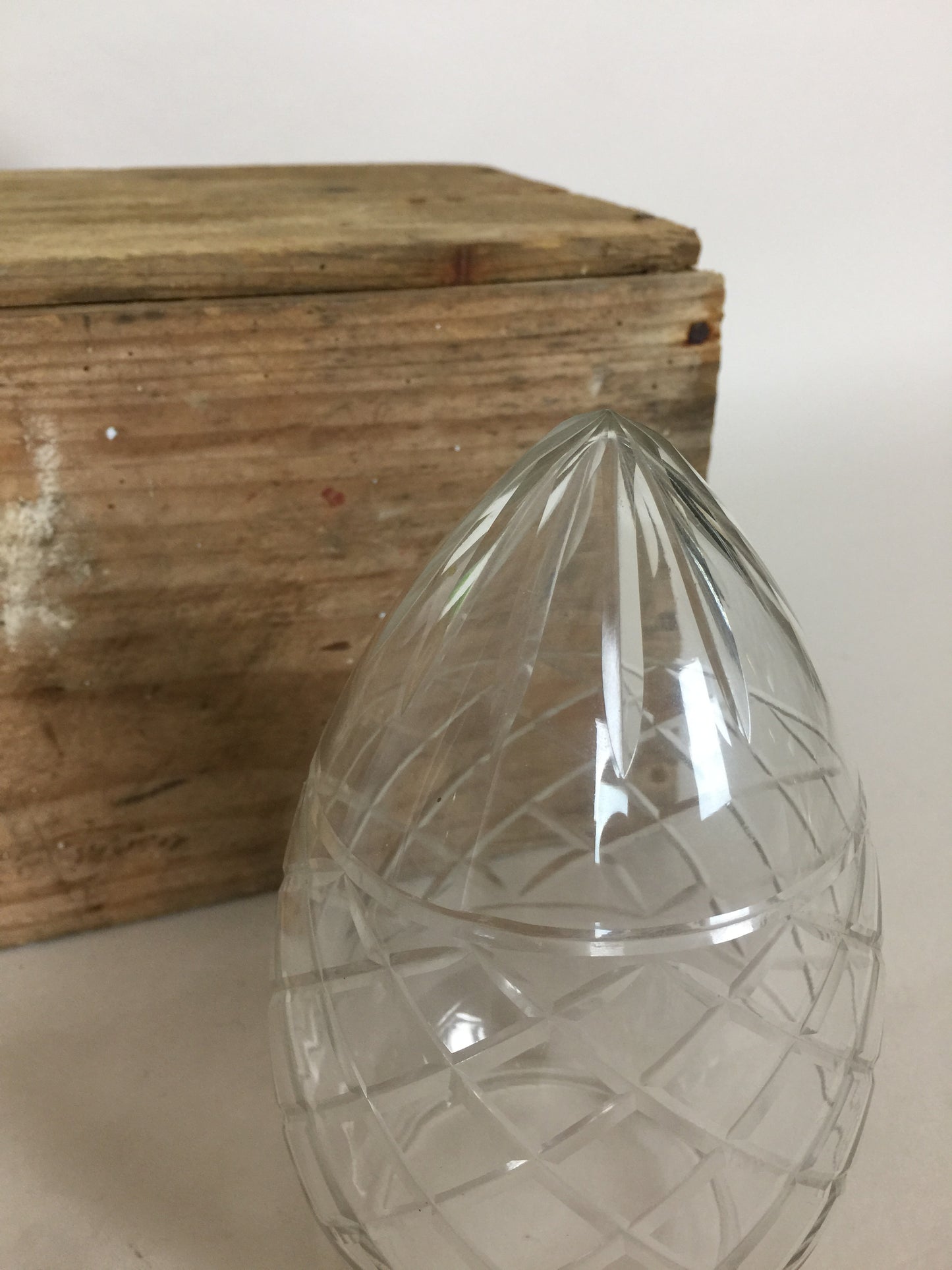 Vackert gammalt lampglas