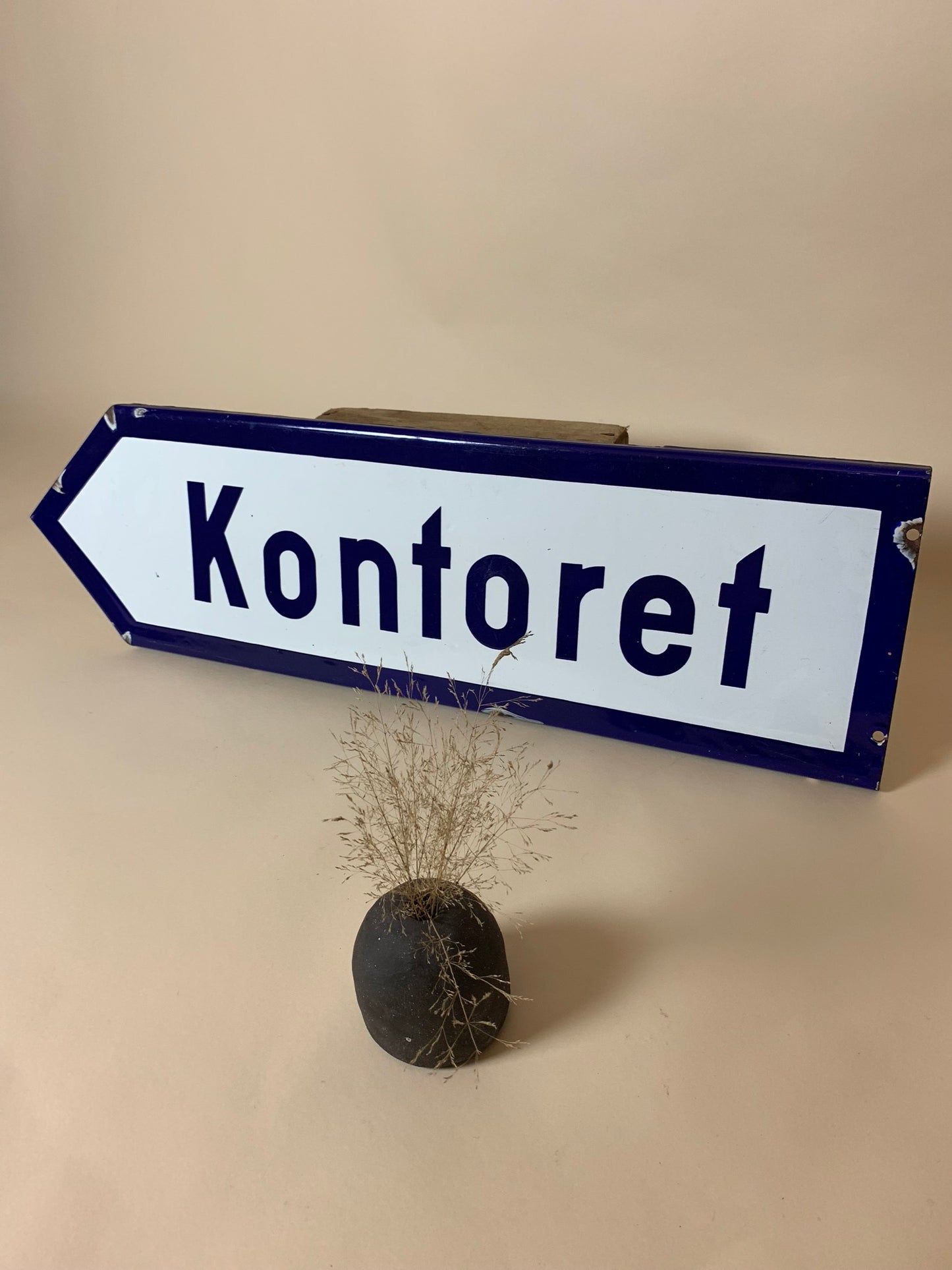 Emaljskylt - Kontoret