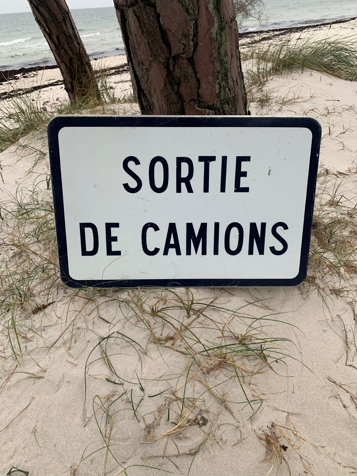 Rolig skylt från Belgien