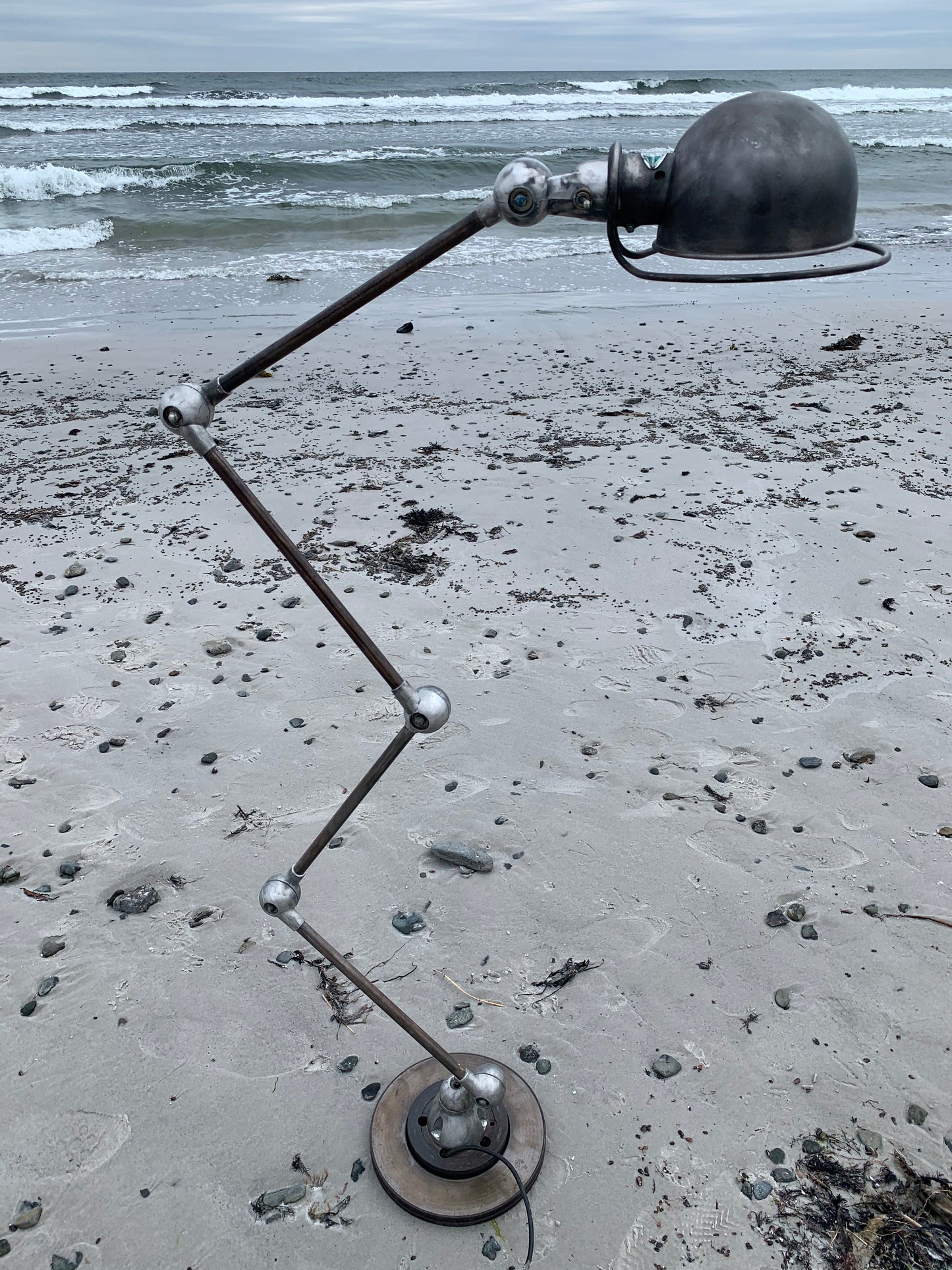 Jieldé golvlampa i råversion med 4 armar