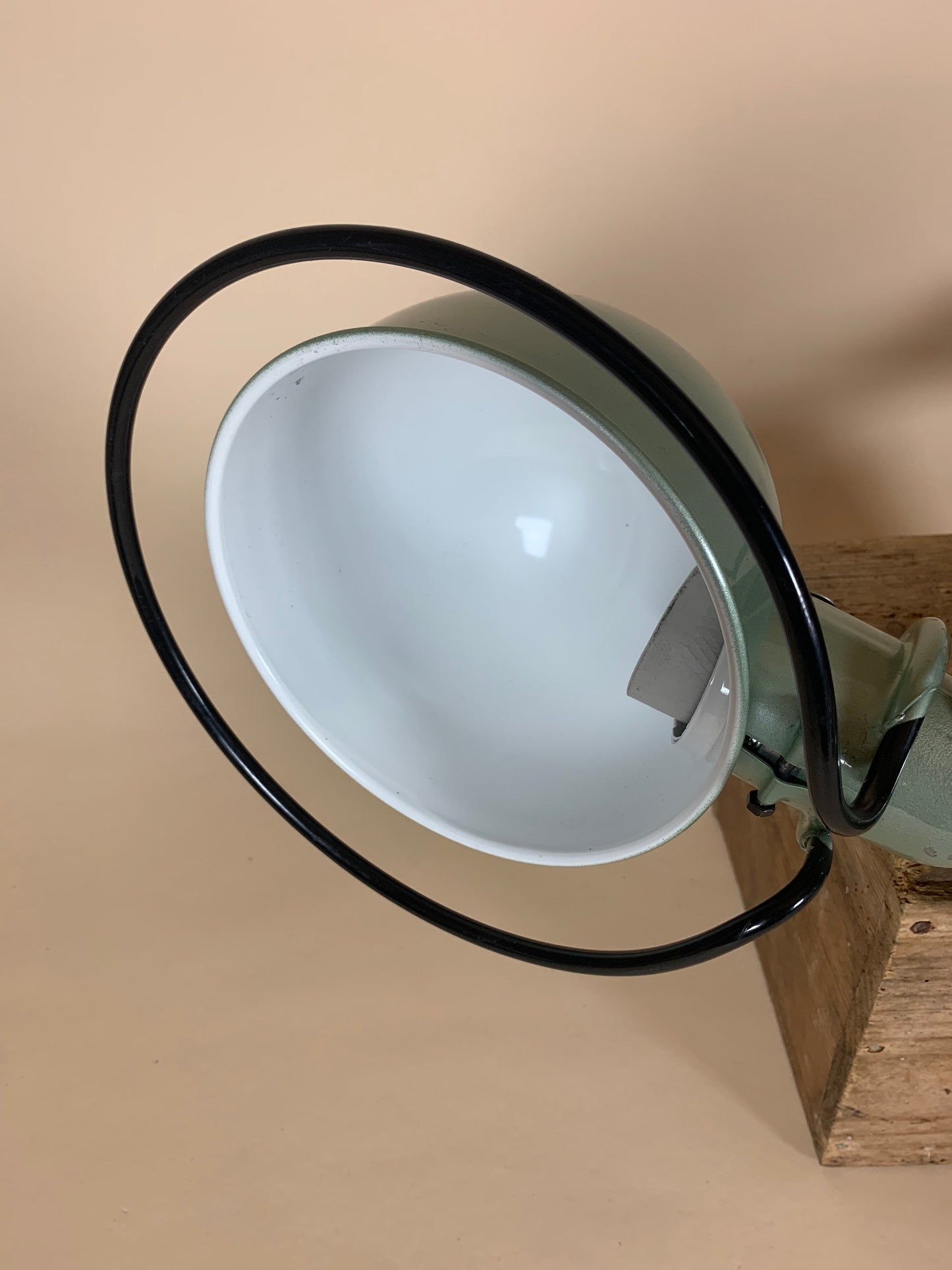 Jieldé vägglampa med två armar - Grön