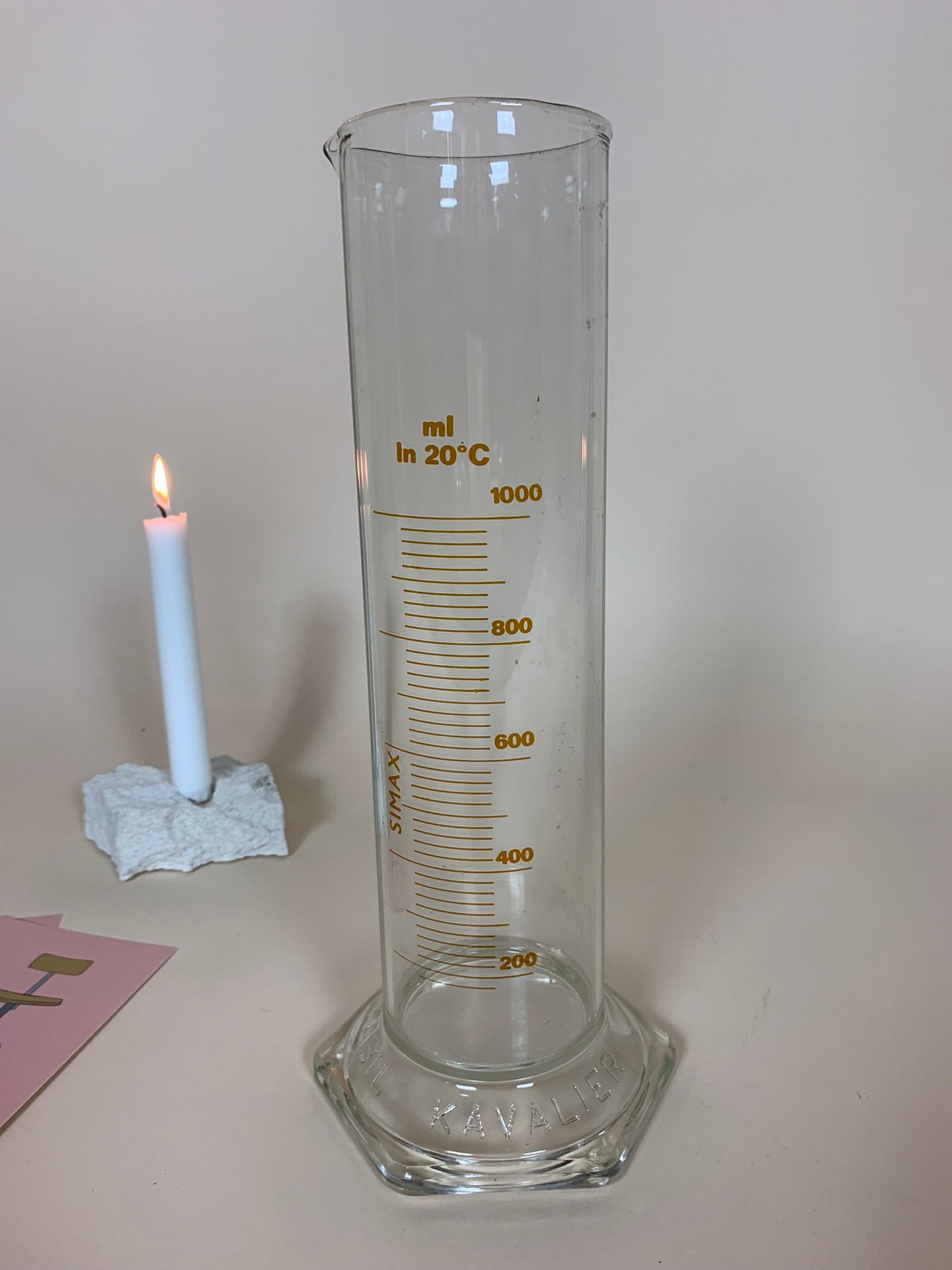 Mätglas från laboratorium