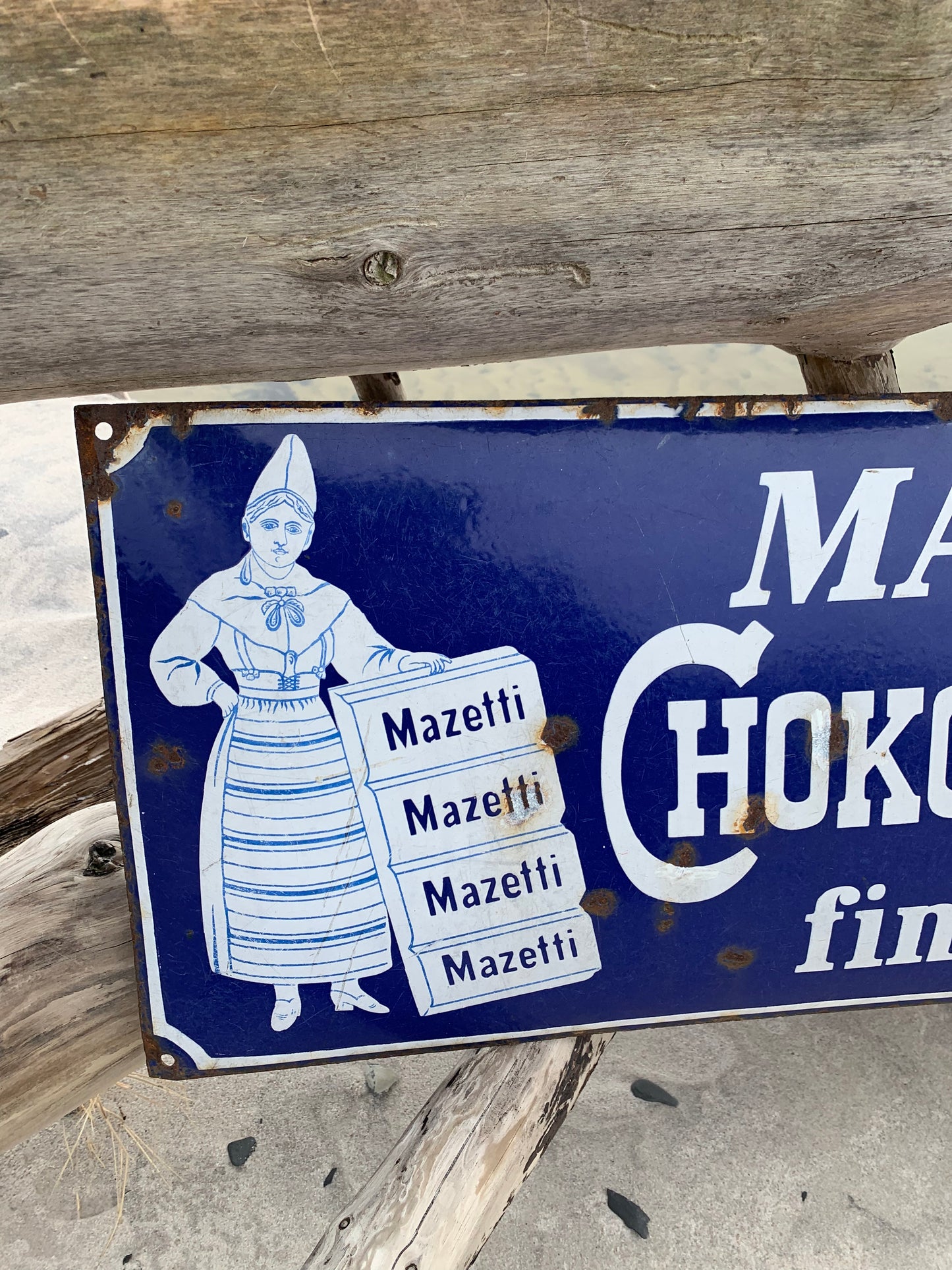 Emaljskylt - Mazetti