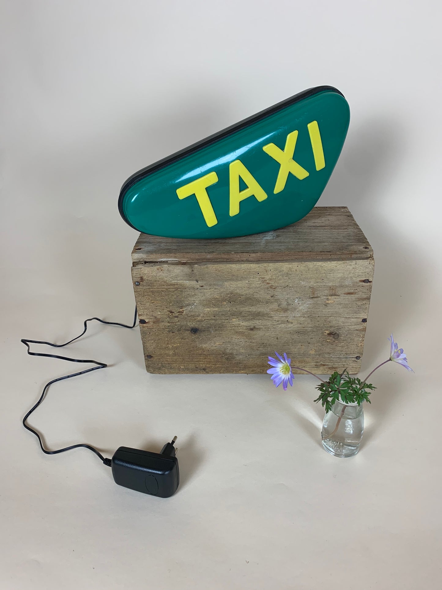 Taxiskylt med ljus