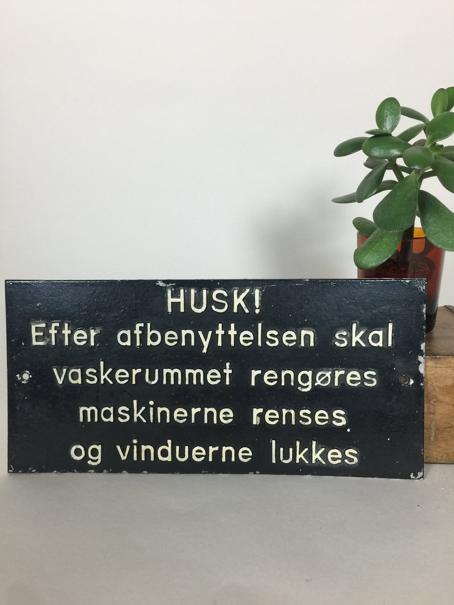 Skyltar till din tvättstuga?