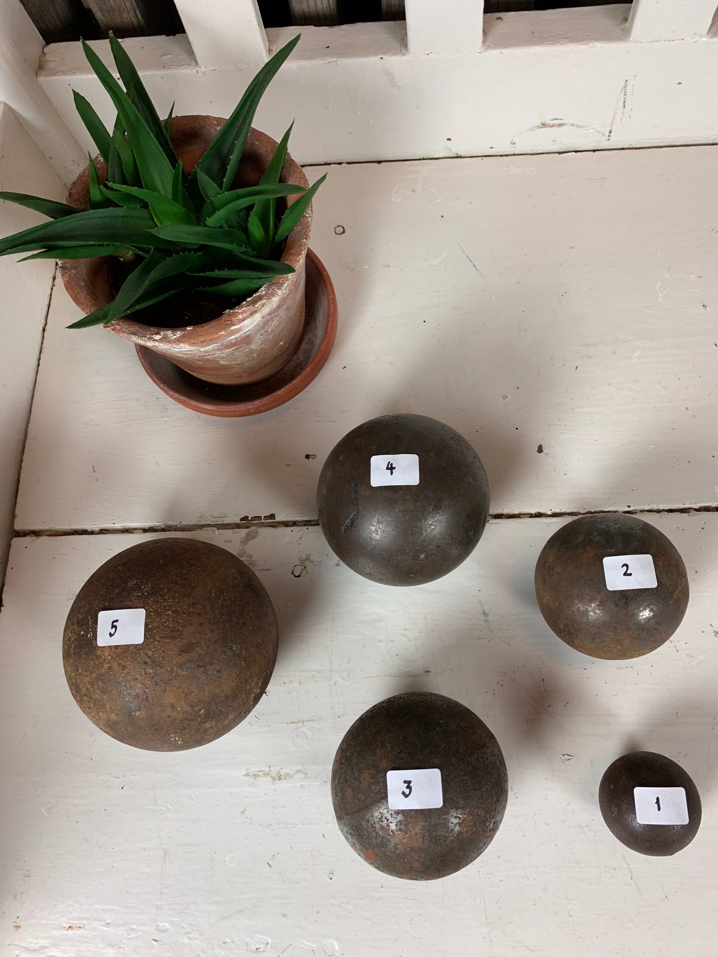 Tungmetallkula för senapsproduktion - nr 5 på foto