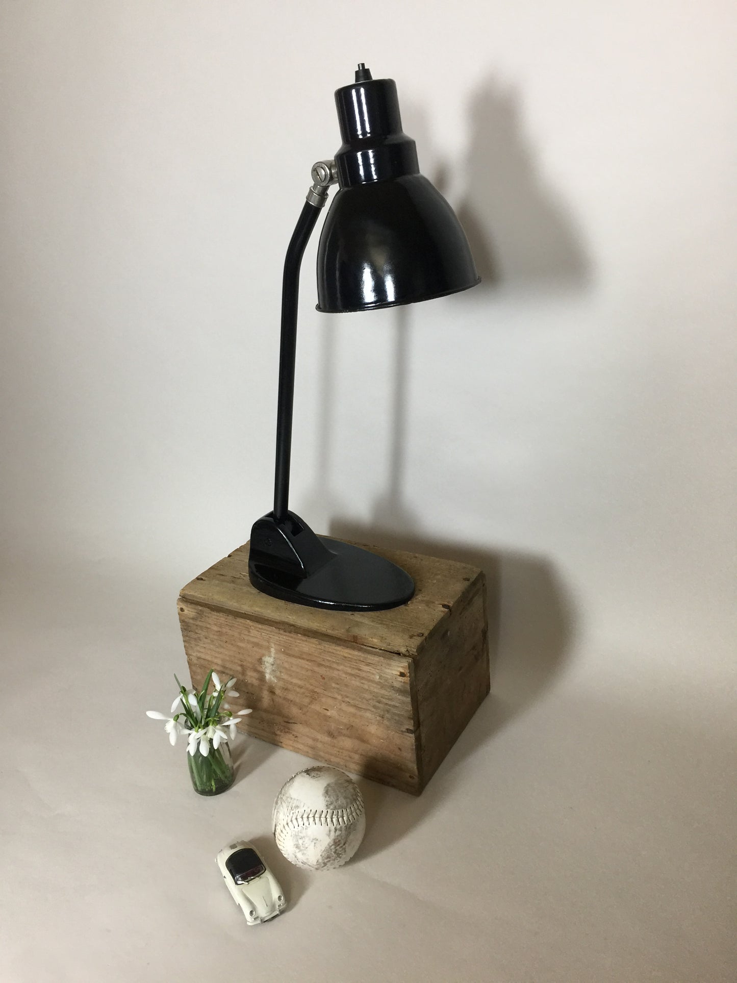 Fin gammal industriell vintage Jacobus lampa