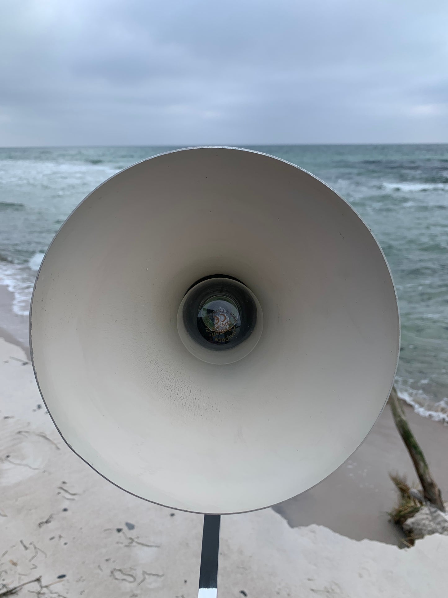 Vintage lampa - Grå