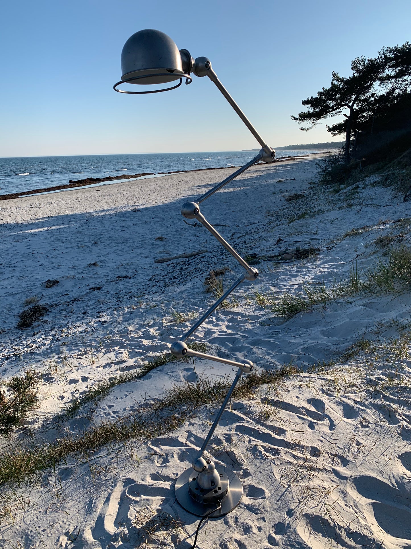 Vacker Jieldé golvlampa med 6 armar