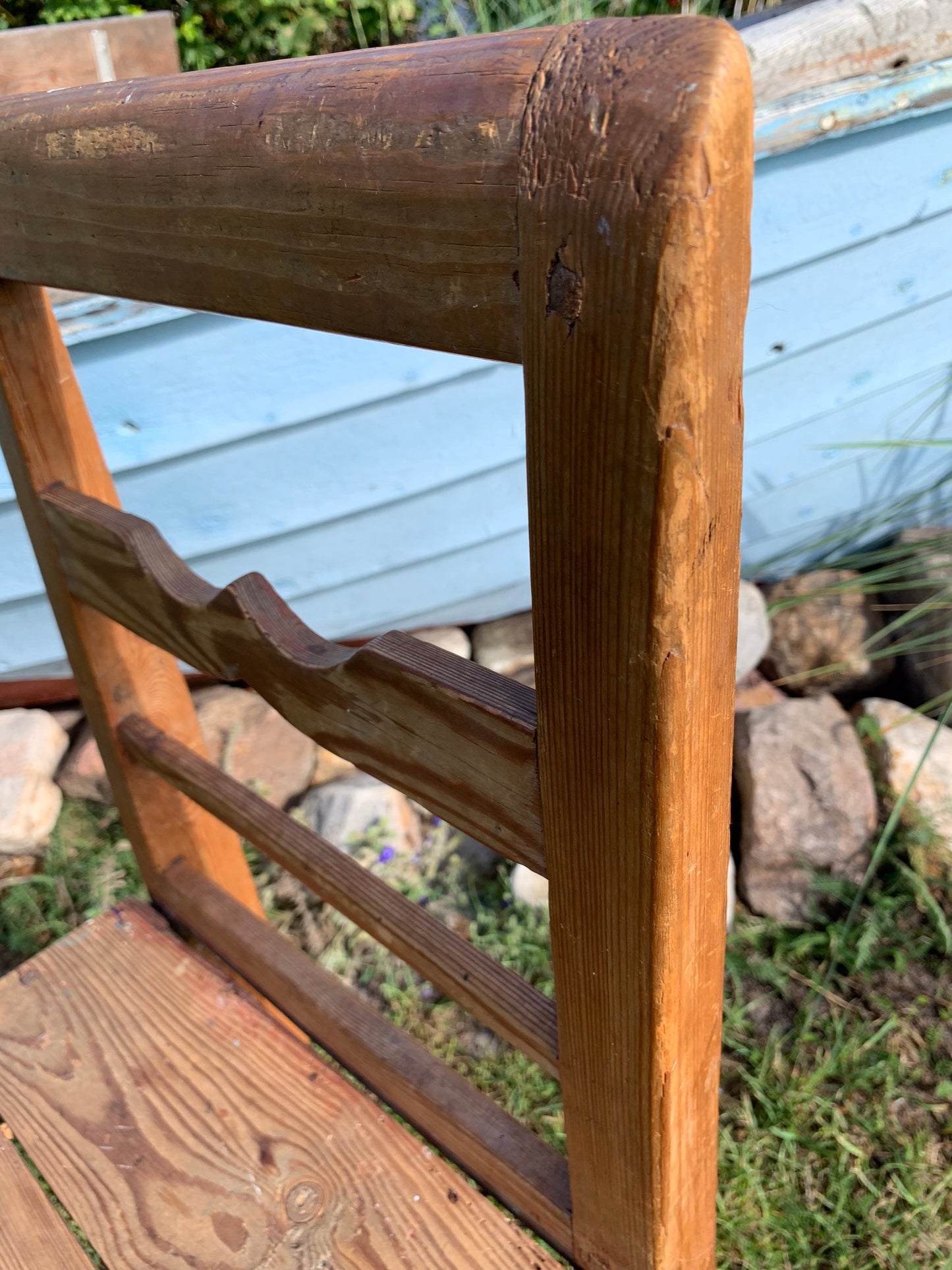 Vacker stol med patina