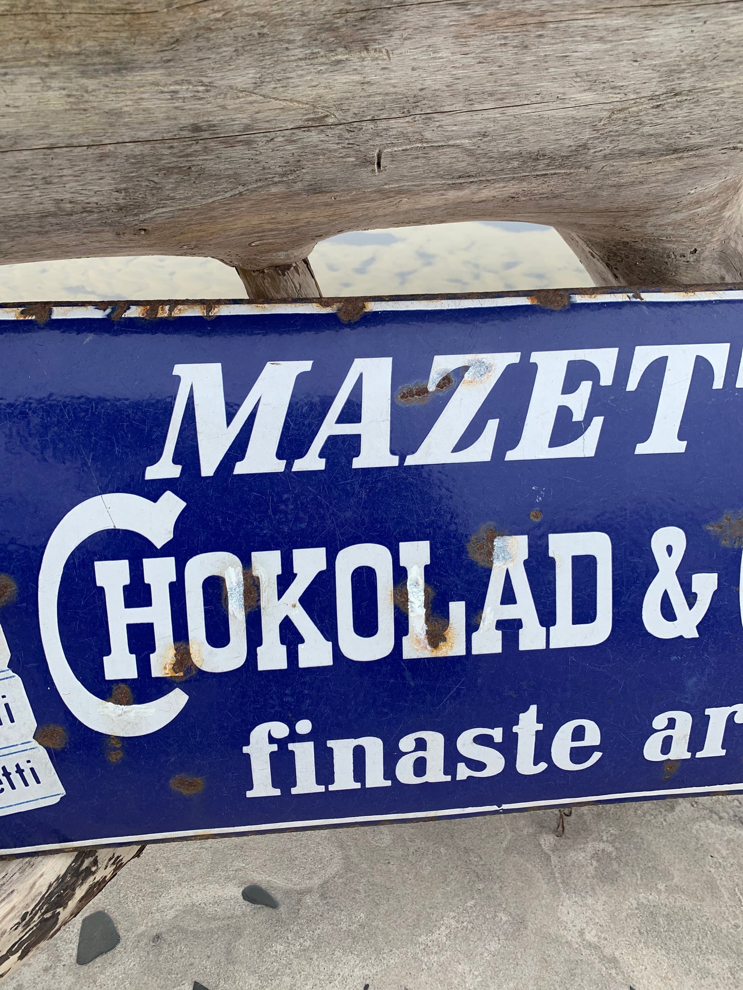 Emaljskylt - Mazetti