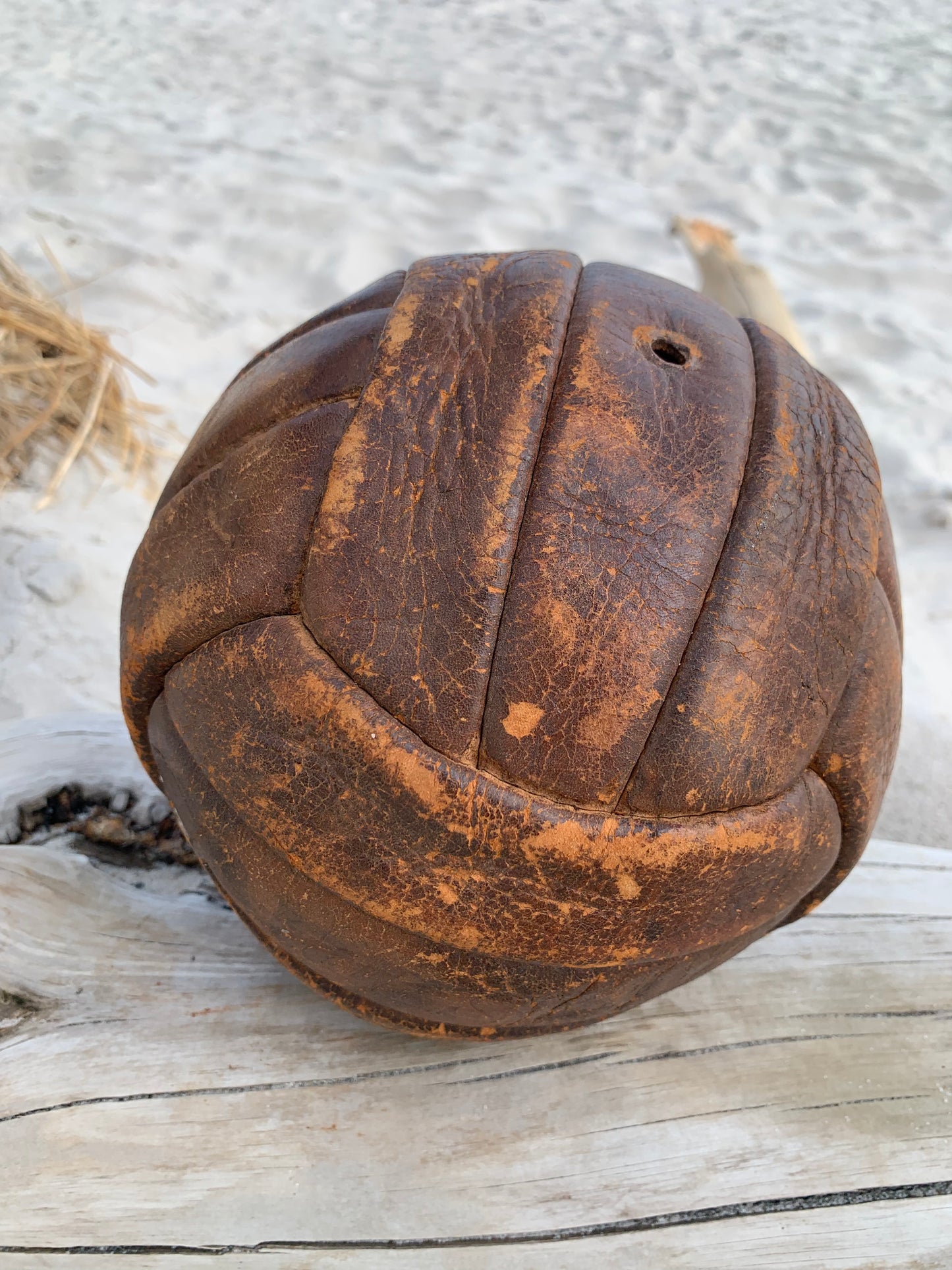 Dekorativ läderboll
