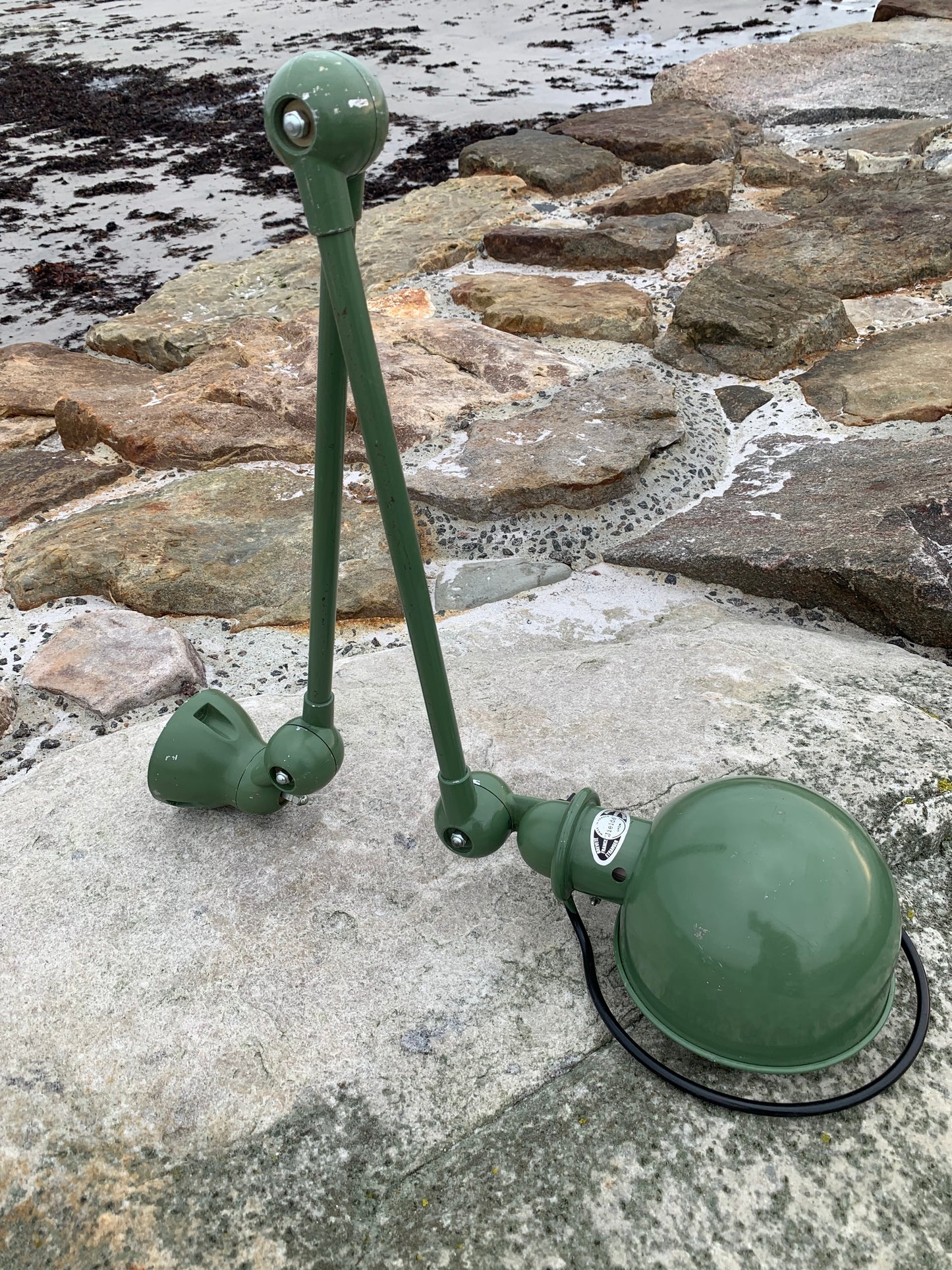 Jieldé vägg-/taklampa med två armar - Grön
