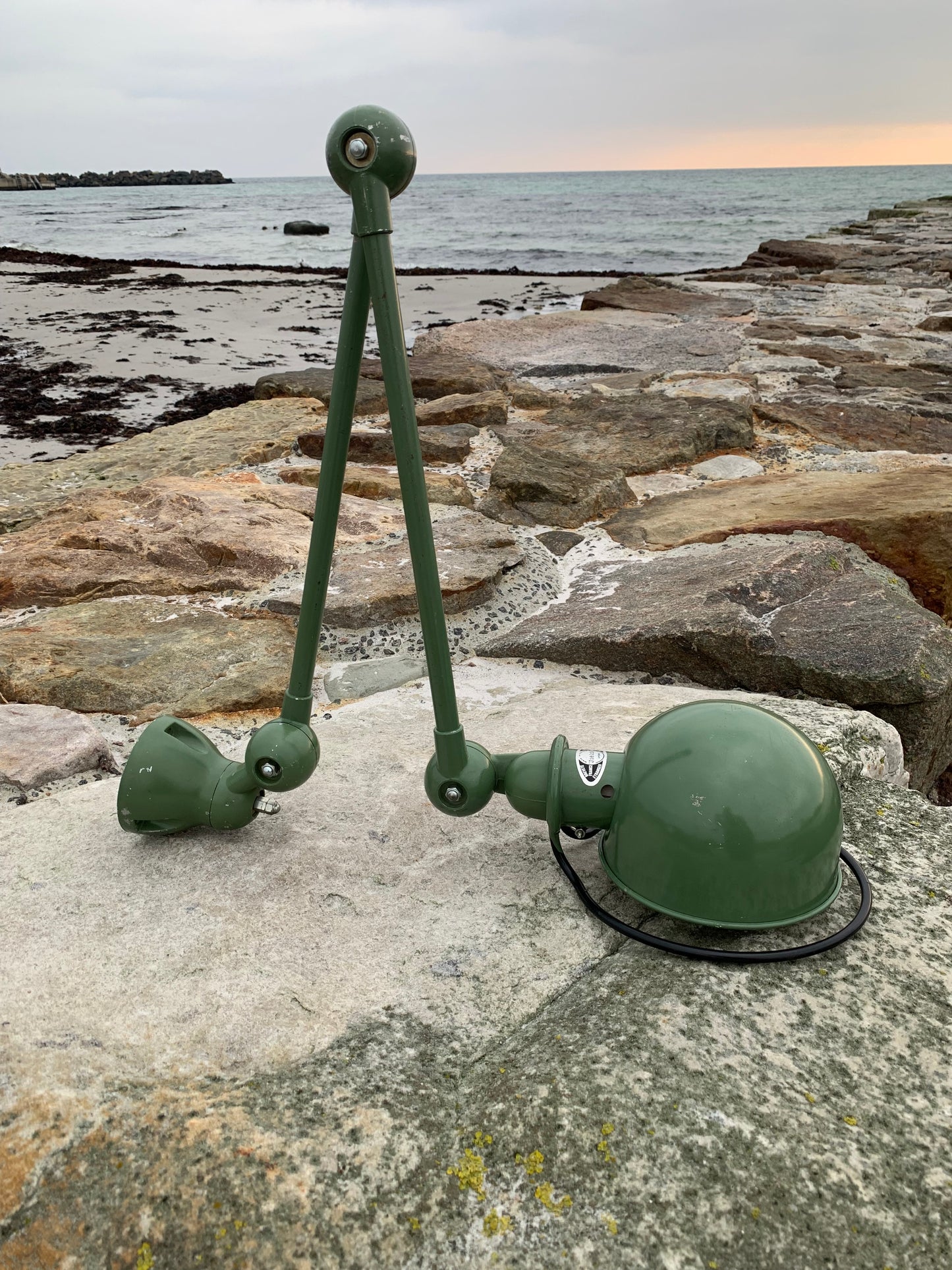 Jieldé vägg-/taklampa med två armar - Grön