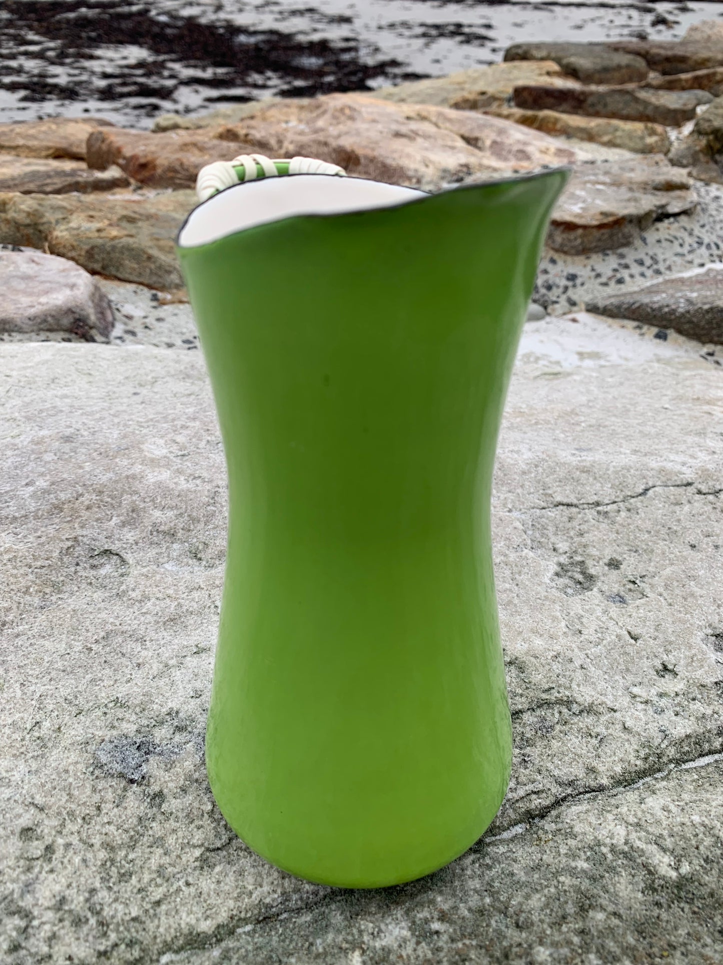 Quistgaard emaljkanna - Grön