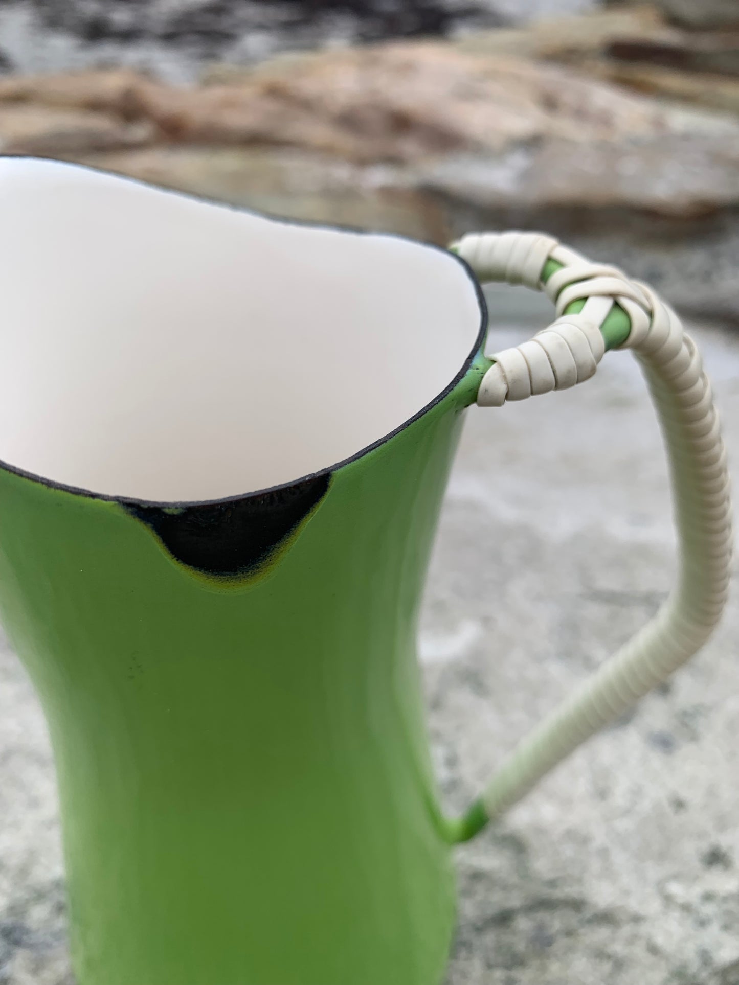 Quistgaard emaljkanna - Grön