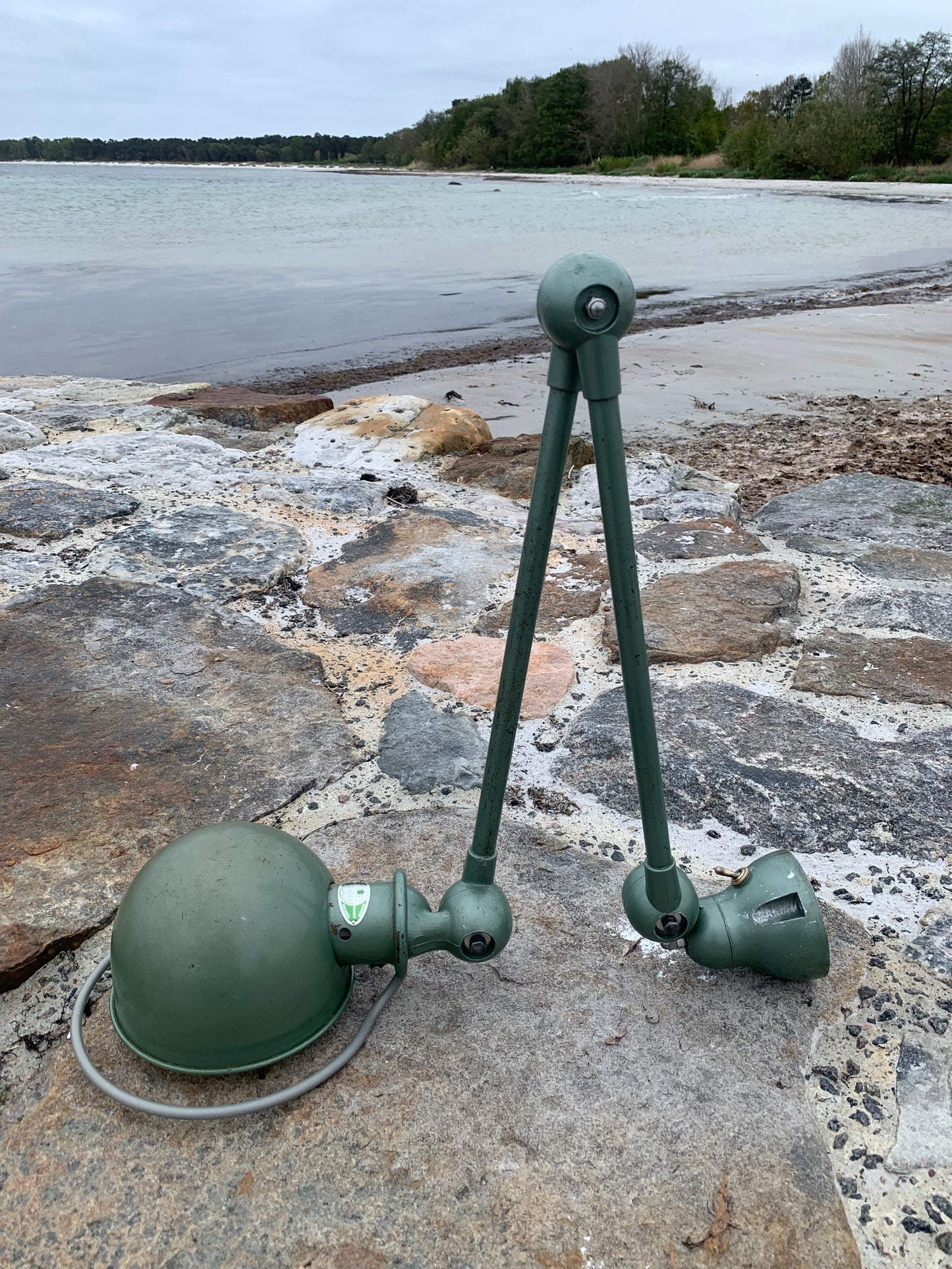 Jieldé vägg-/taklampa med 2 armar - Grön