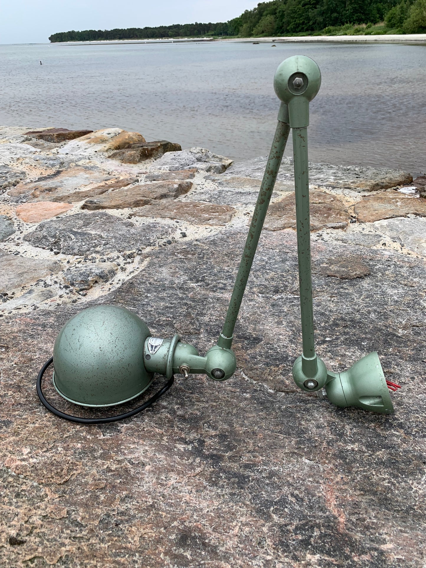 Jieldé vägg-/taklampa med 2 armar - Grön