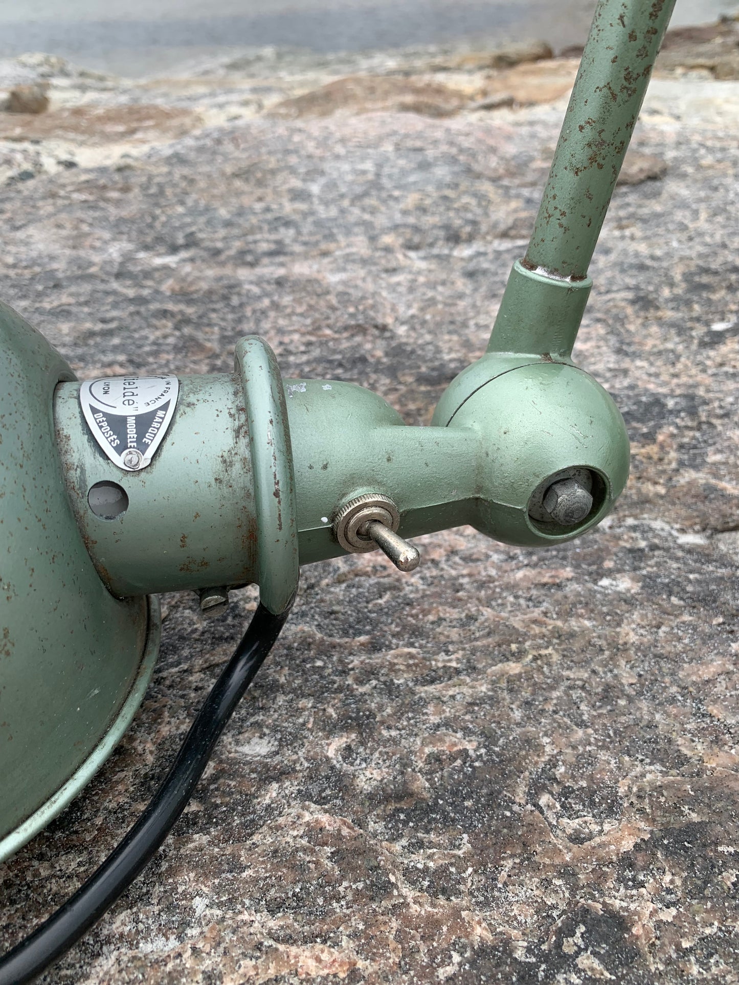 Jieldé vägg-/taklampa med 2 armar - Grön