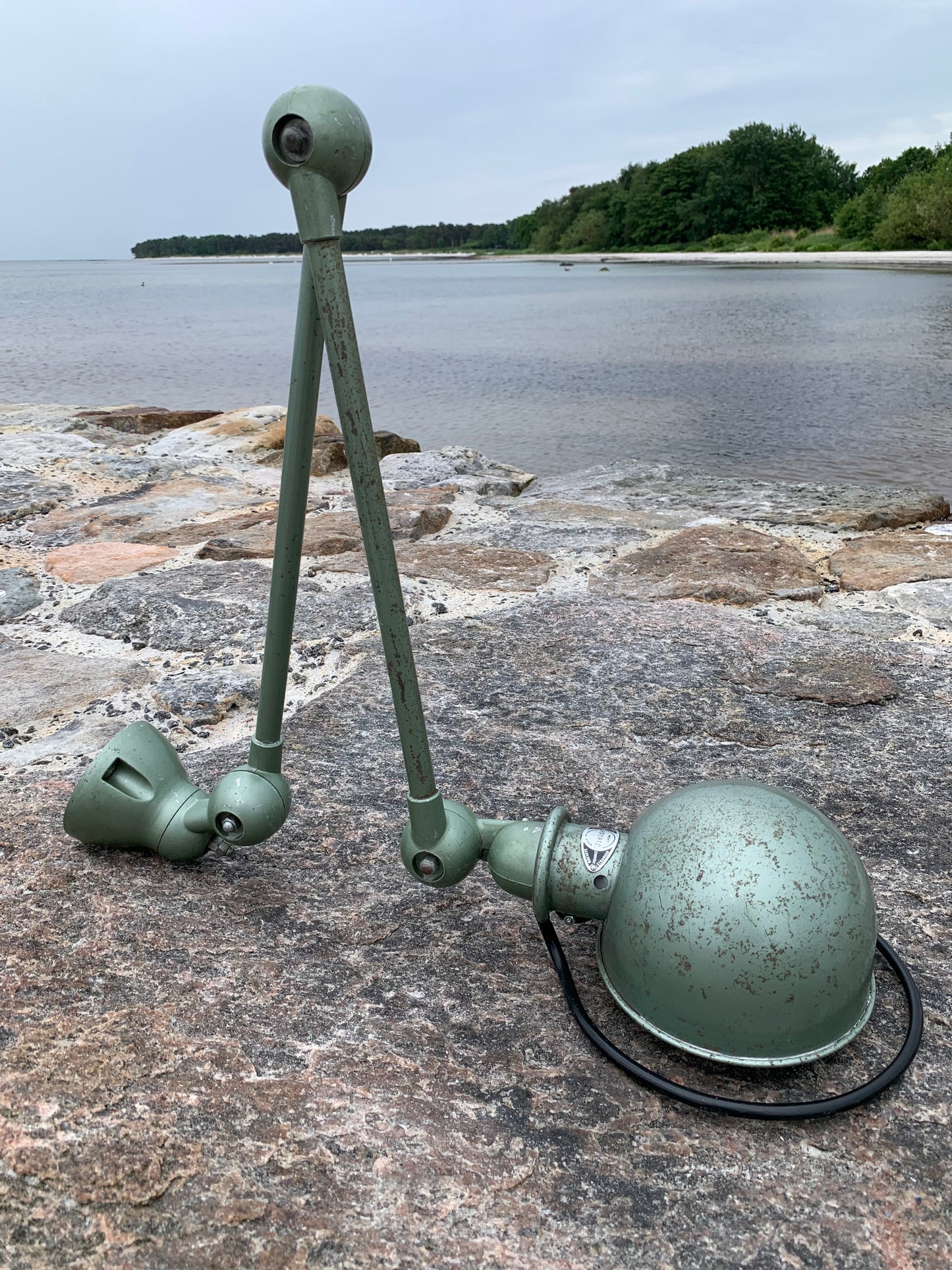Jieldé vägg-/taklampa med 2 armar - Grön