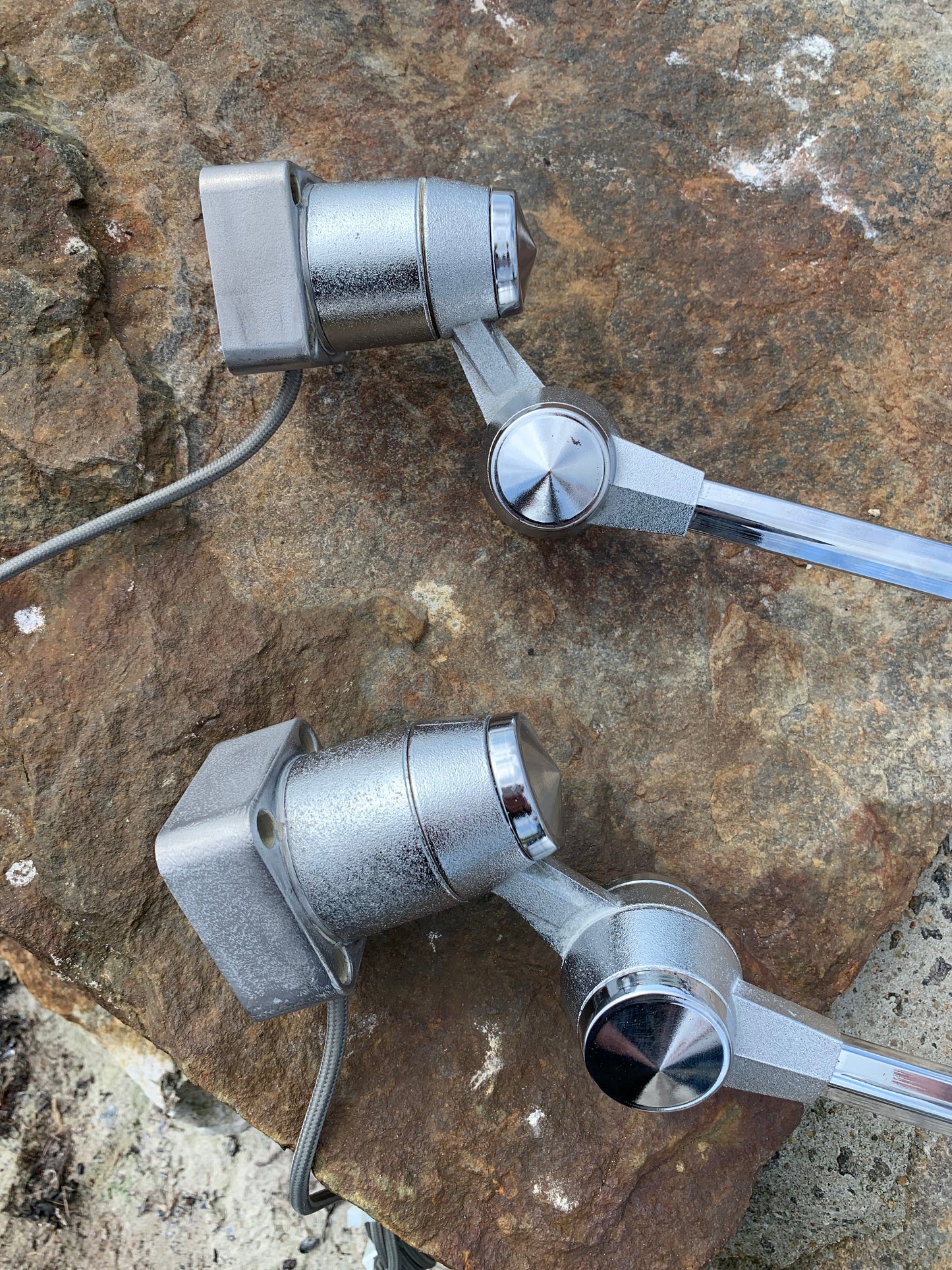 Sällsynt Jieldé vägg-/taklampa i krom