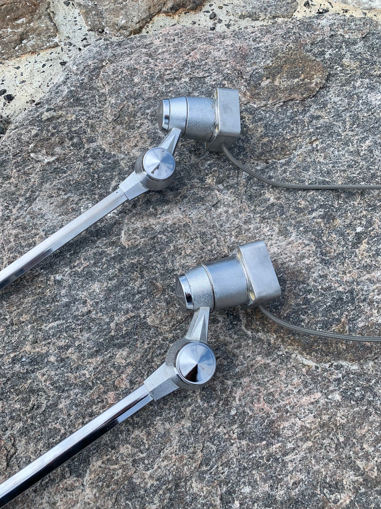 Sällsynt Jieldé vägg-/taklampa i krom