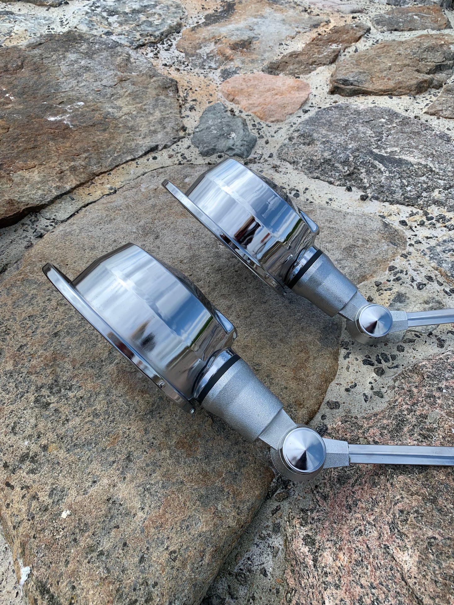 Sällsynt Jieldé vägg-/taklampa i krom