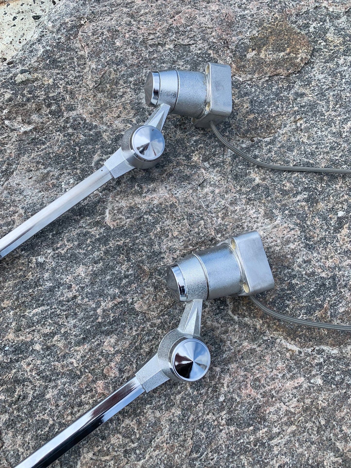 Sällsynt Jieldé vägg-/taklampa i krom