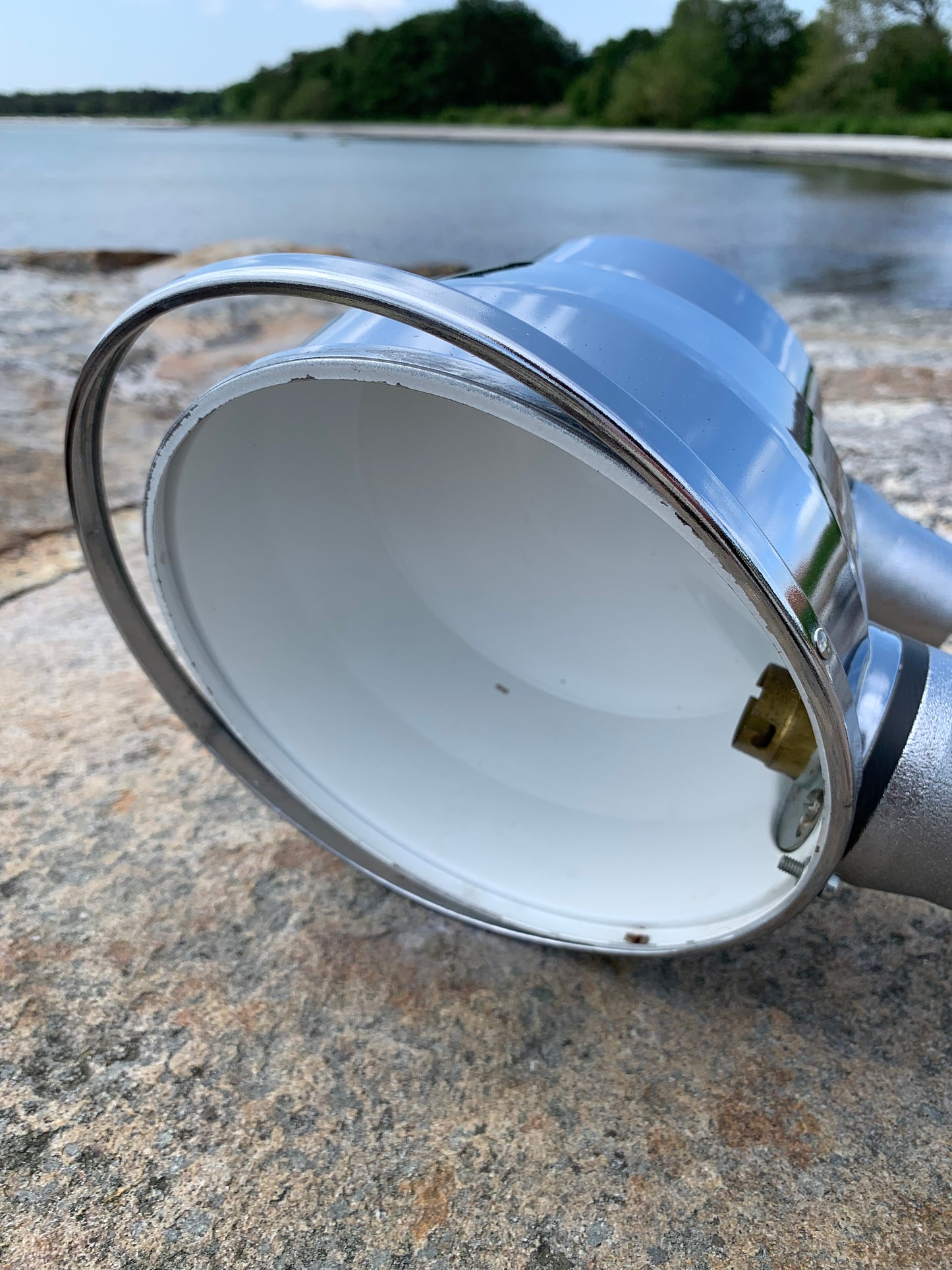 Sällsynt Jieldé vägg-/taklampa i krom