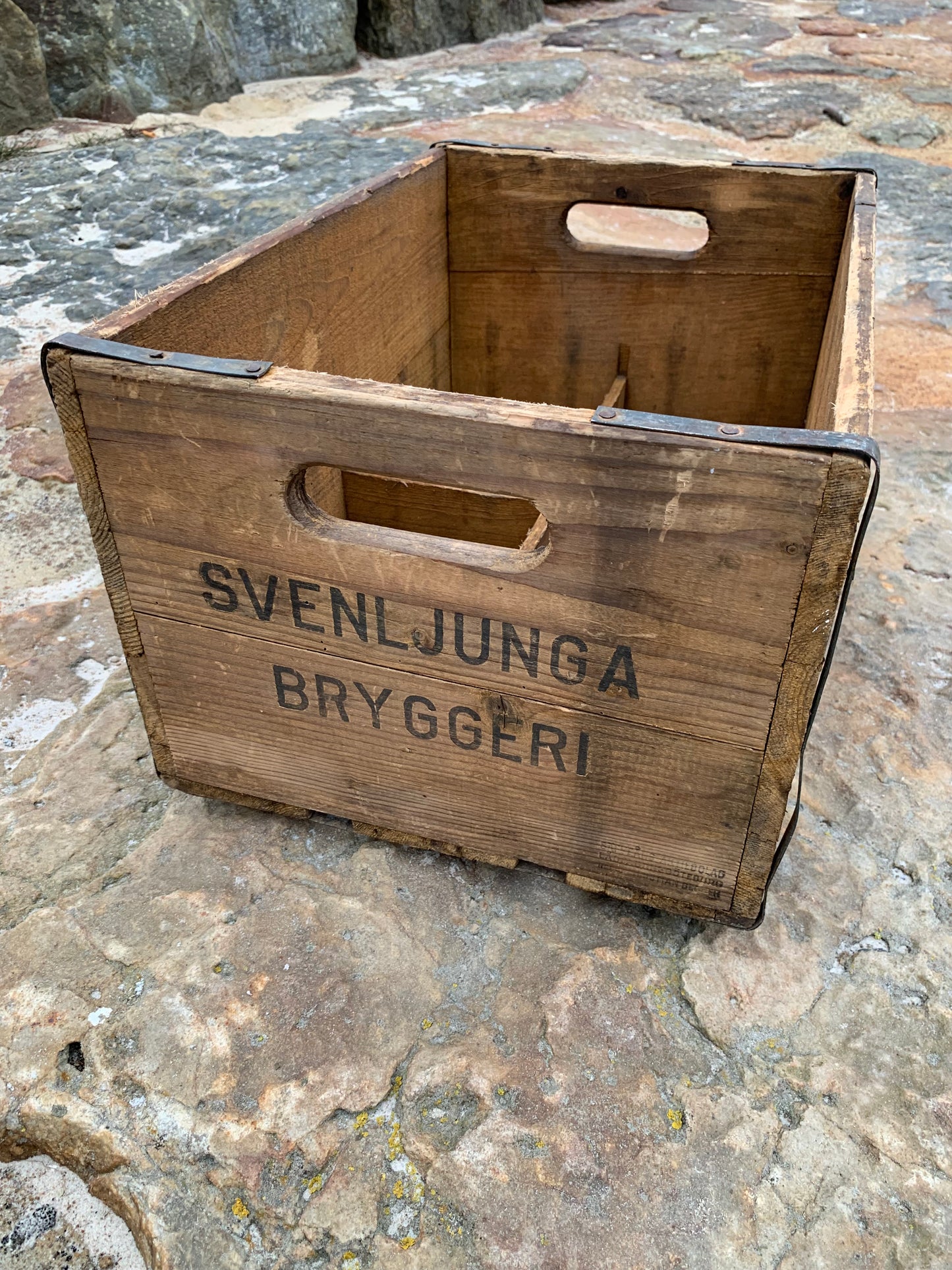 Trälåda från Svenljunga bryggeri