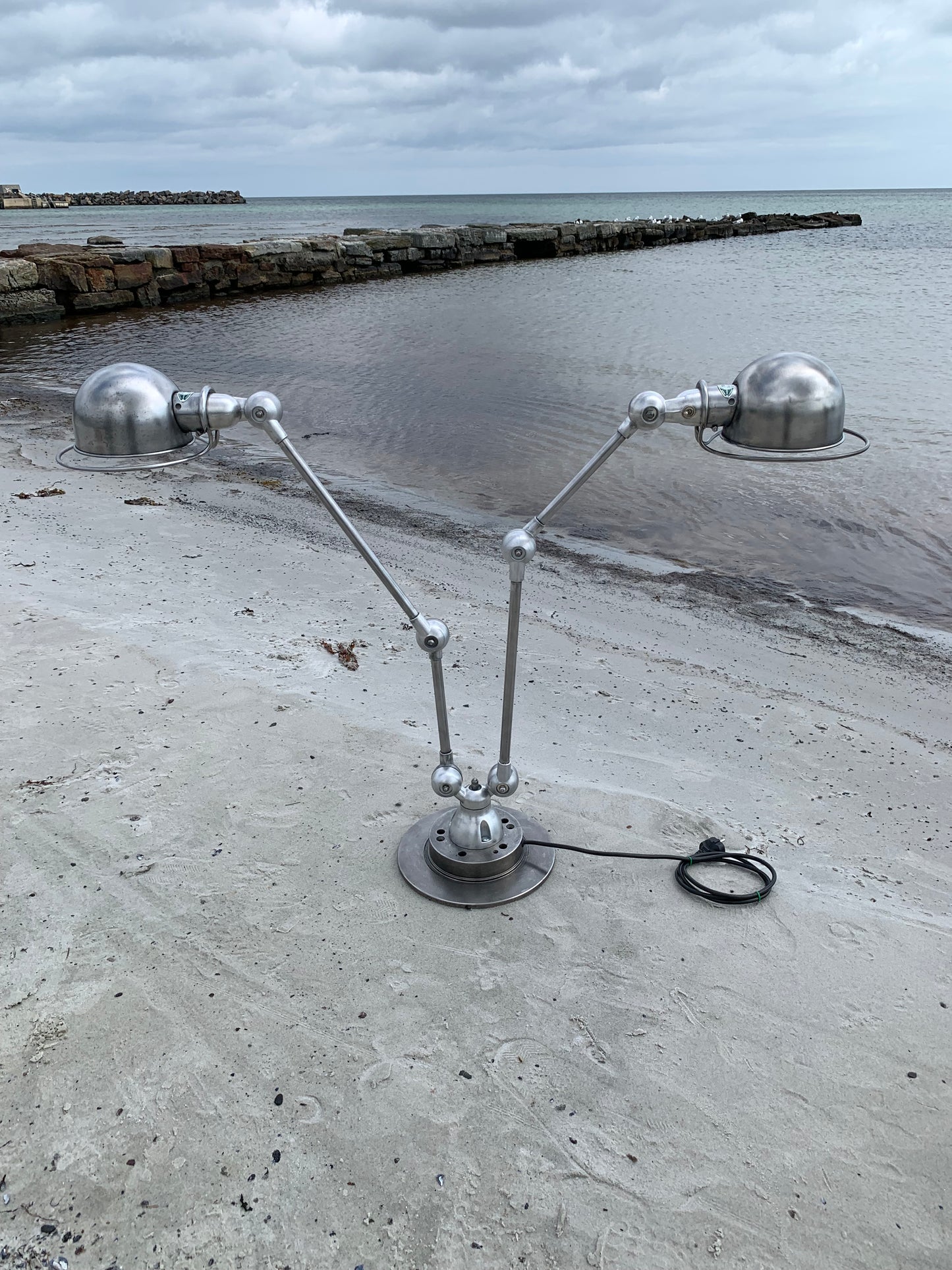 Jieldé bords-/vägg-/taklampa med dubbelfäste och 2 x 2 armar