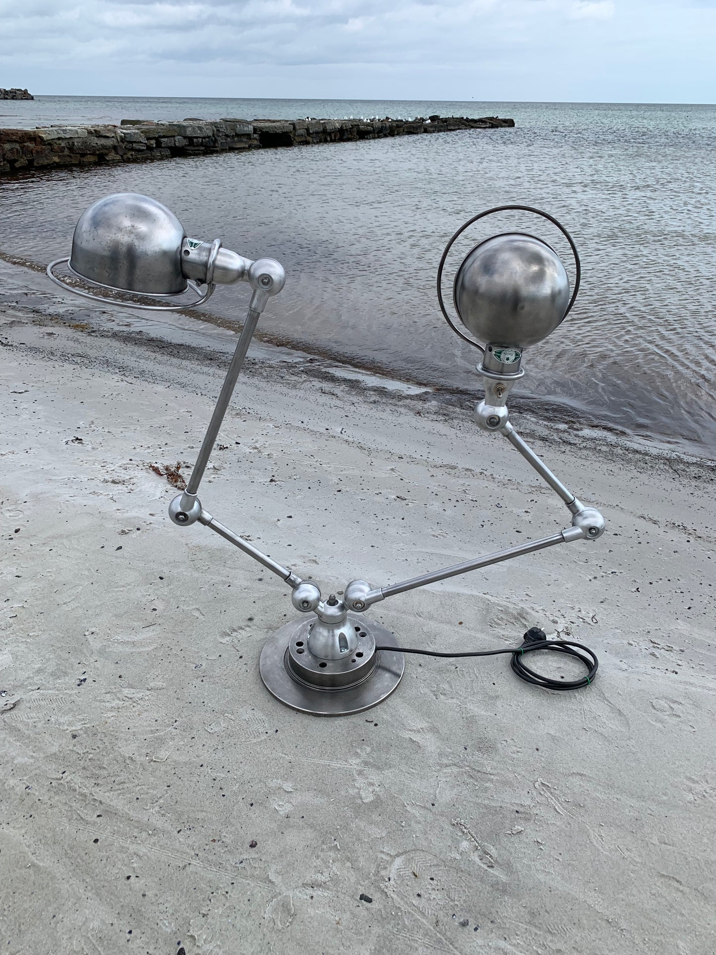 Jieldé bords-/vägg-/taklampa med dubbelfäste och 2 x 2 armar