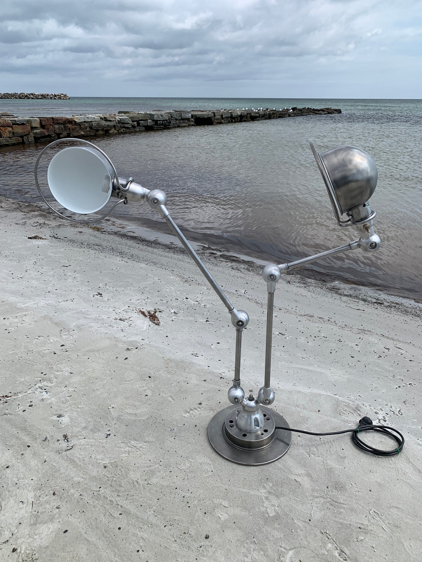 Jieldé bords-/vägg-/taklampa med dubbelfäste och 2 x 2 armar