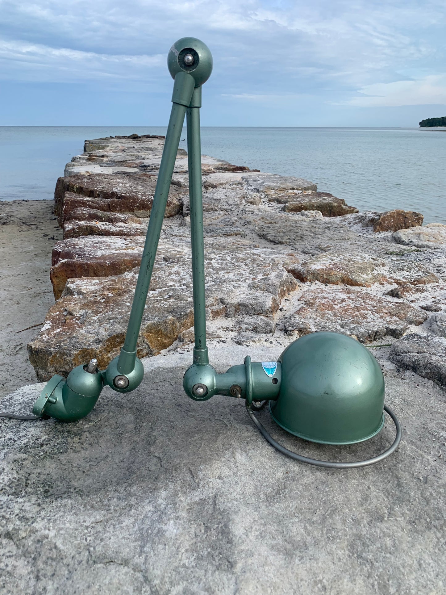 Jieldé vägg-/taklampa med två armar - Grön