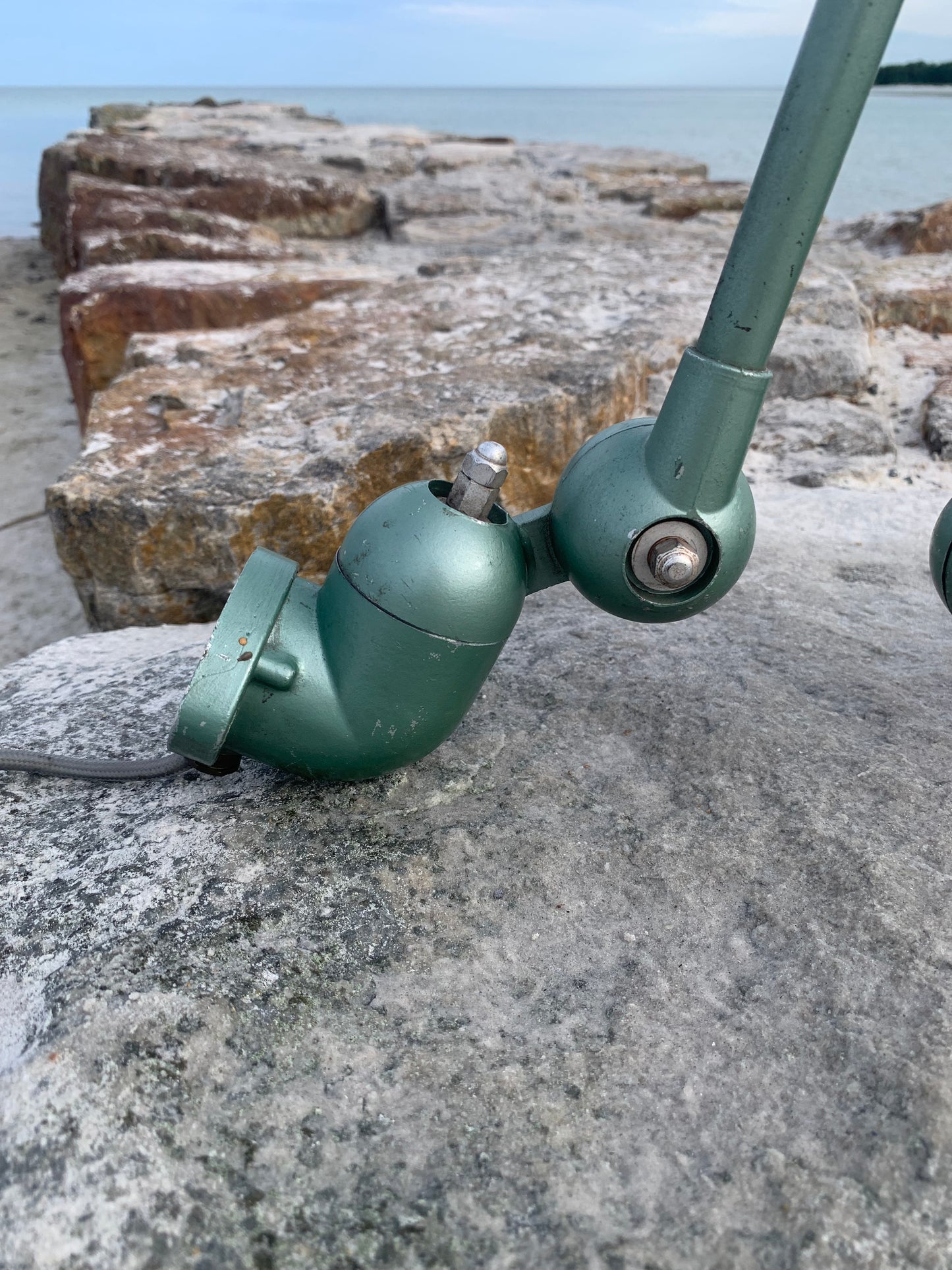 Jieldé vägg-/taklampa med två armar - Grön