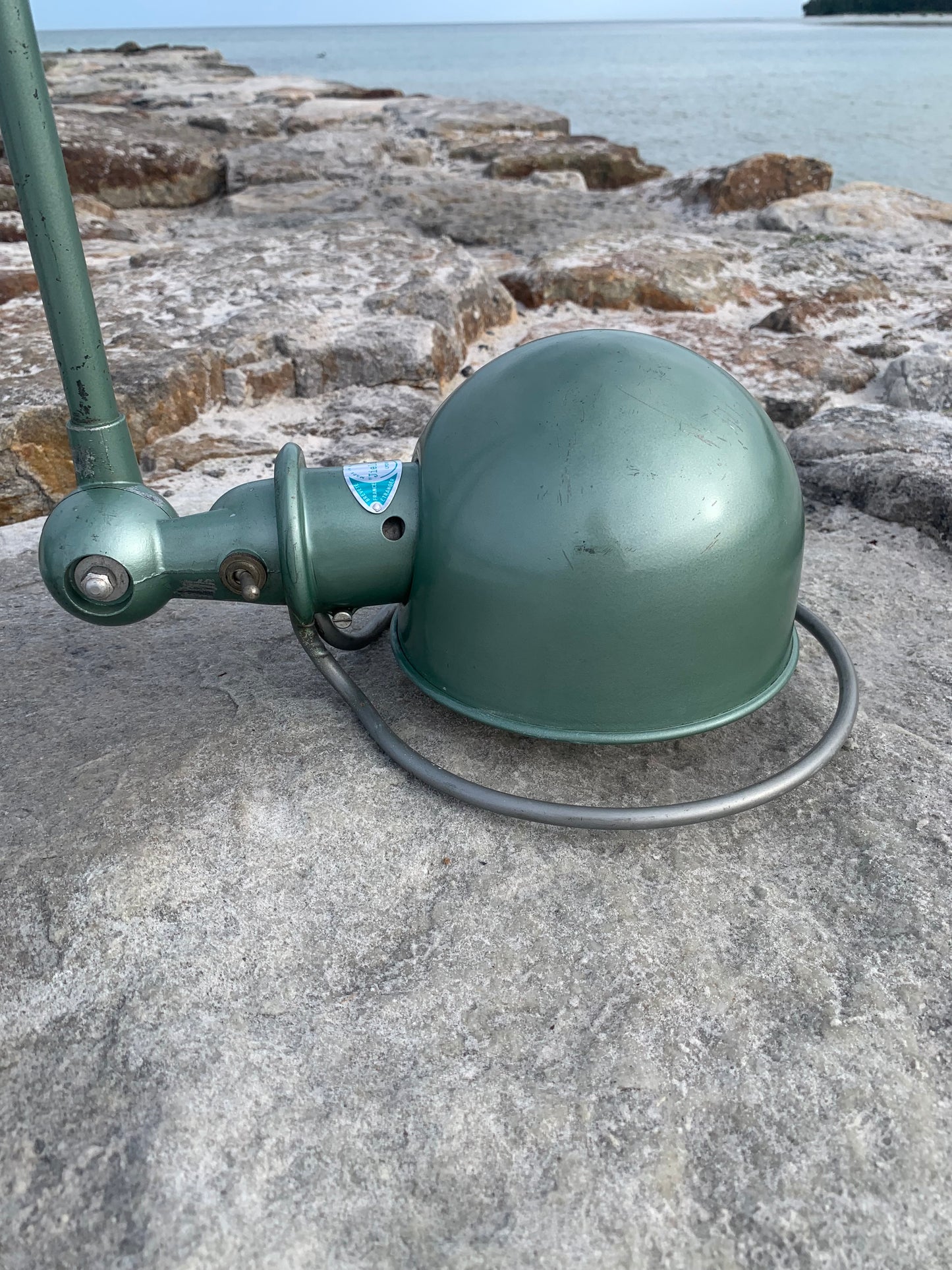 Jieldé vägg-/taklampa med två armar - Grön