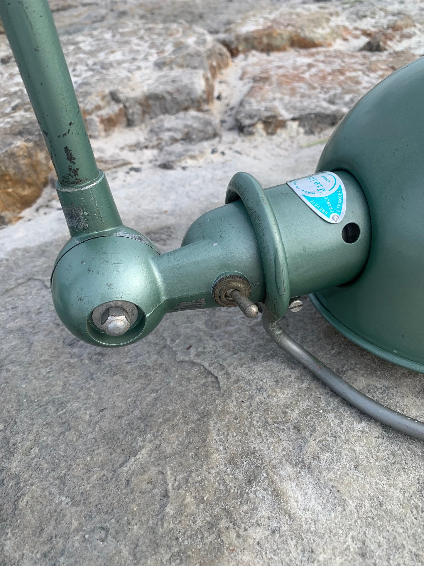 Jieldé vägg-/taklampa med två armar - Grön