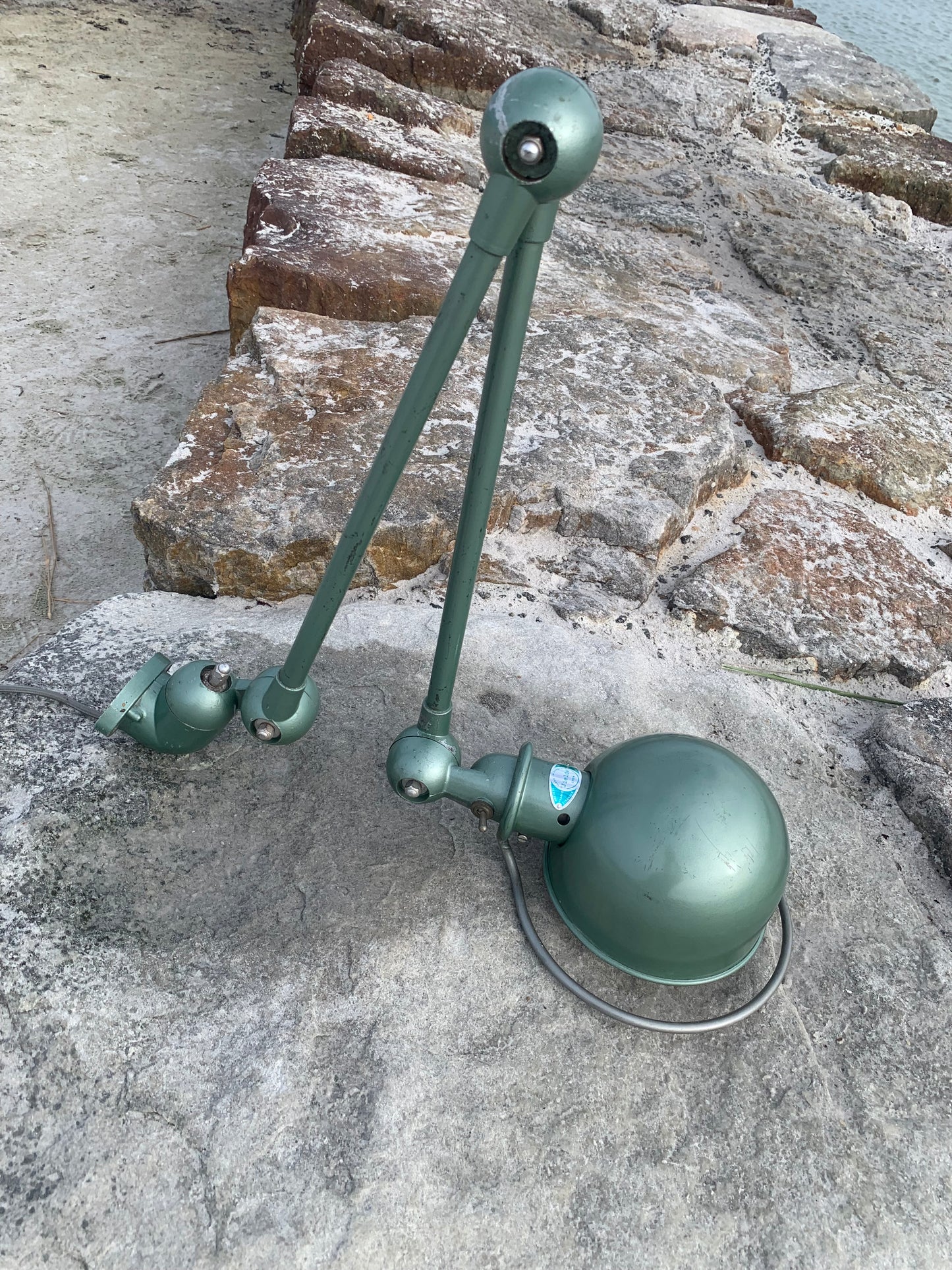 Jieldé vägg-/taklampa med två armar - Grön
