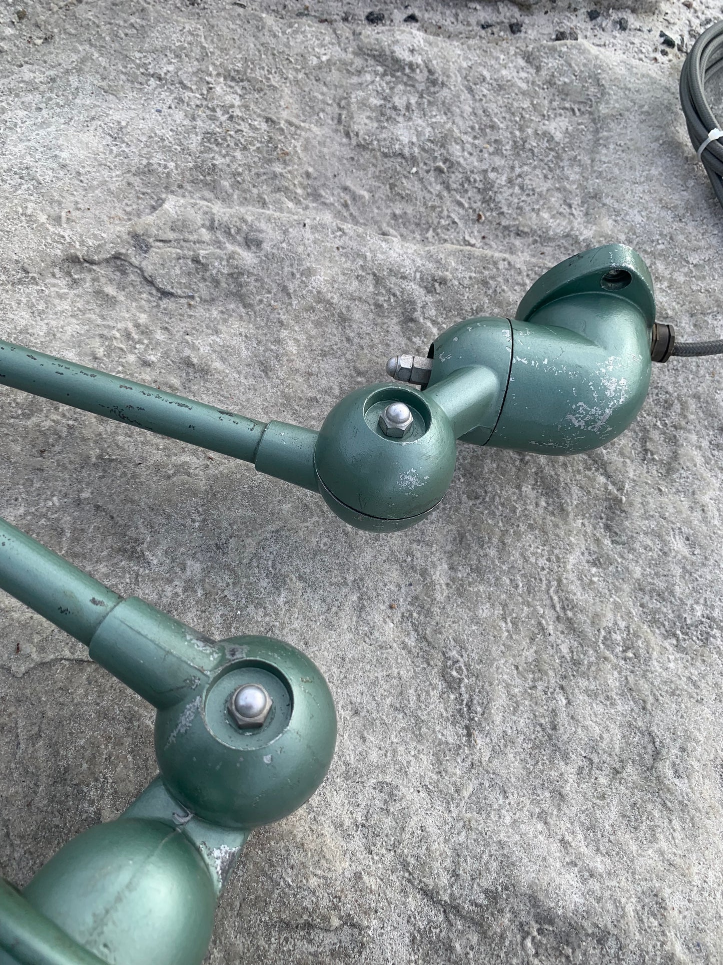 Jieldé vägg-/taklampa med två armar - Grön