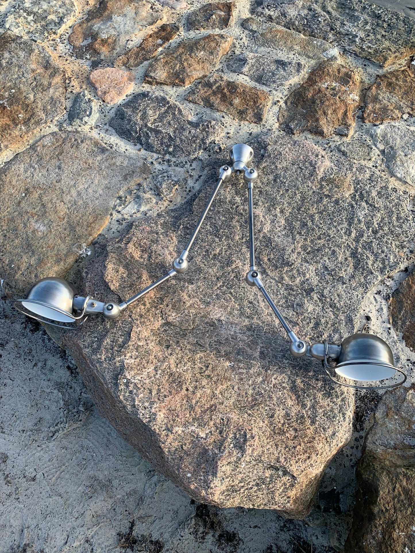 Jieldé taklampa med dubbelfäste och 2 x 2 armar