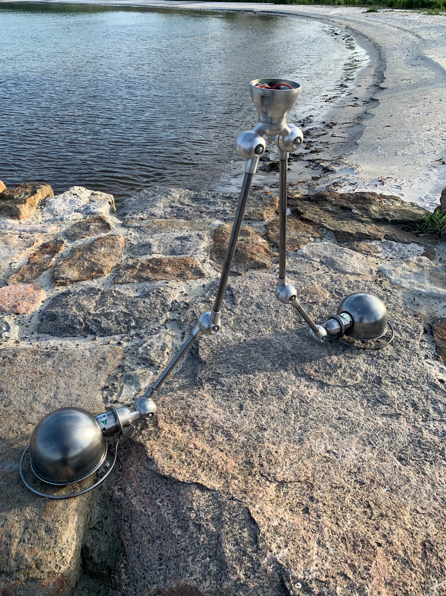 Jieldé taklampa med dubbelfäste och 2 x 2 armar