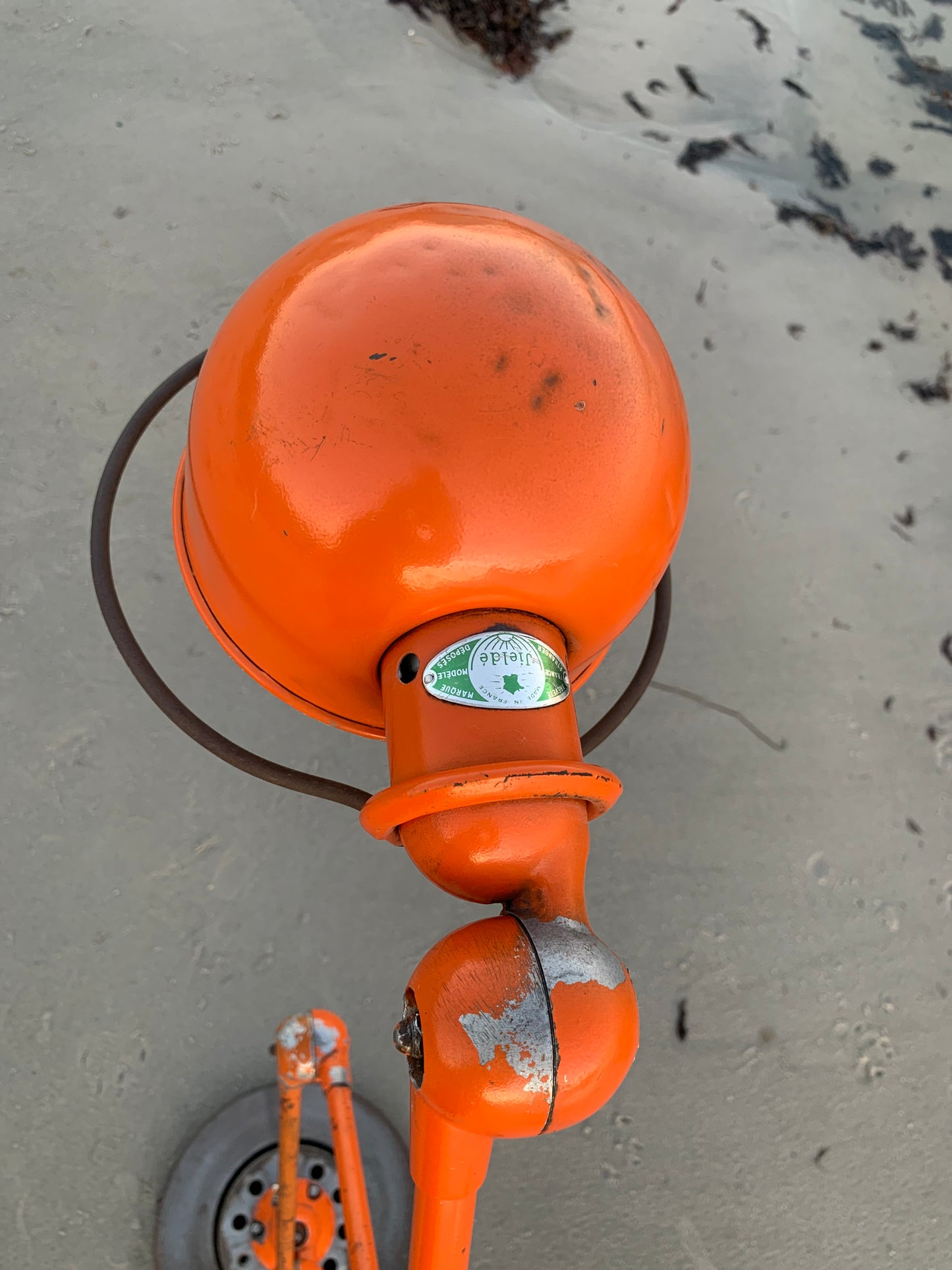 Jieldé bord/golvlampa med 3 armar - Orange