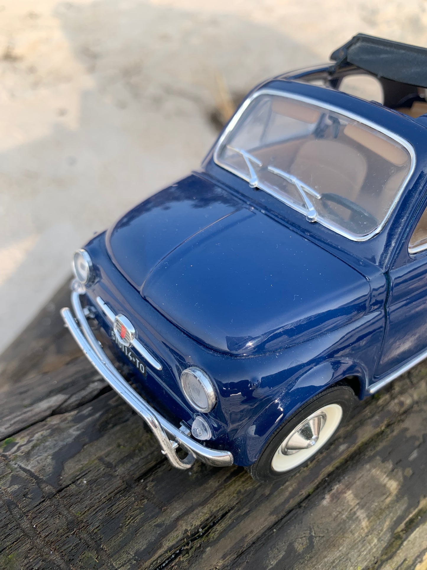 Fiat 500 - Blå