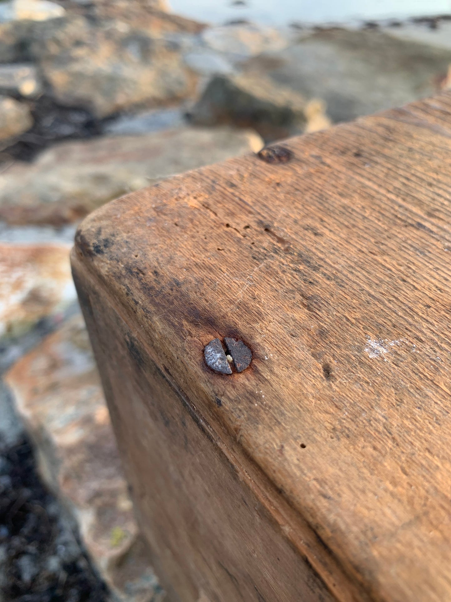 Trälåda med handtag