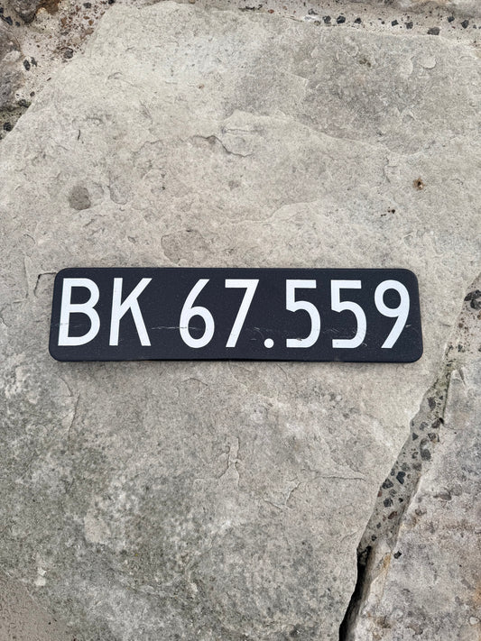 Registreringsskylt