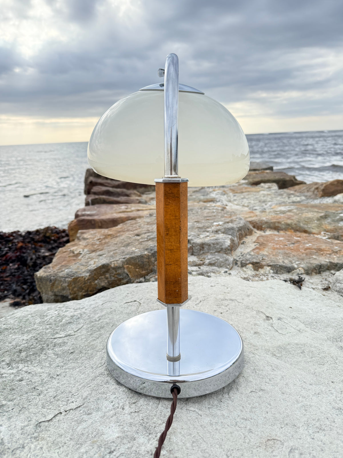 Kaiser Idell 6599 - Original från 1930-talet med glasskärm (Sällsynt)