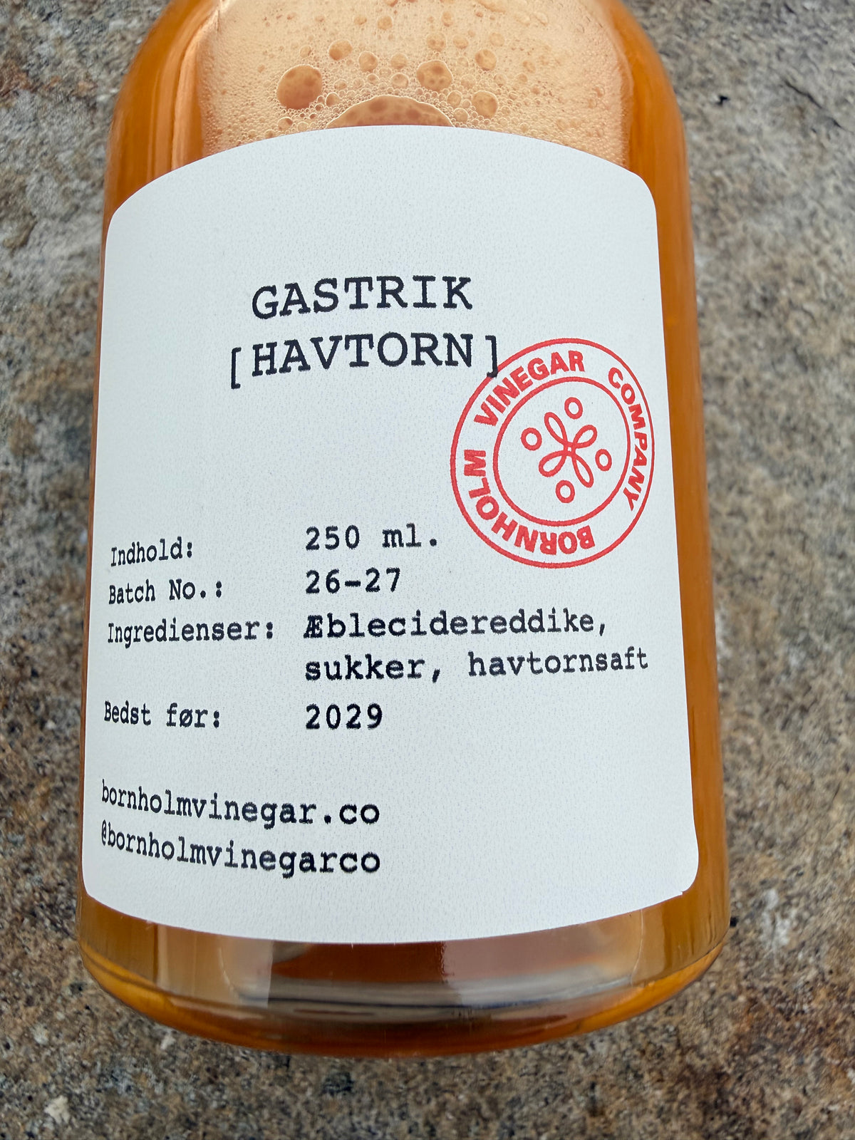 BORNHOLM VINEGAR COMPANY - GASTRIK HAVTORN 250 ml.