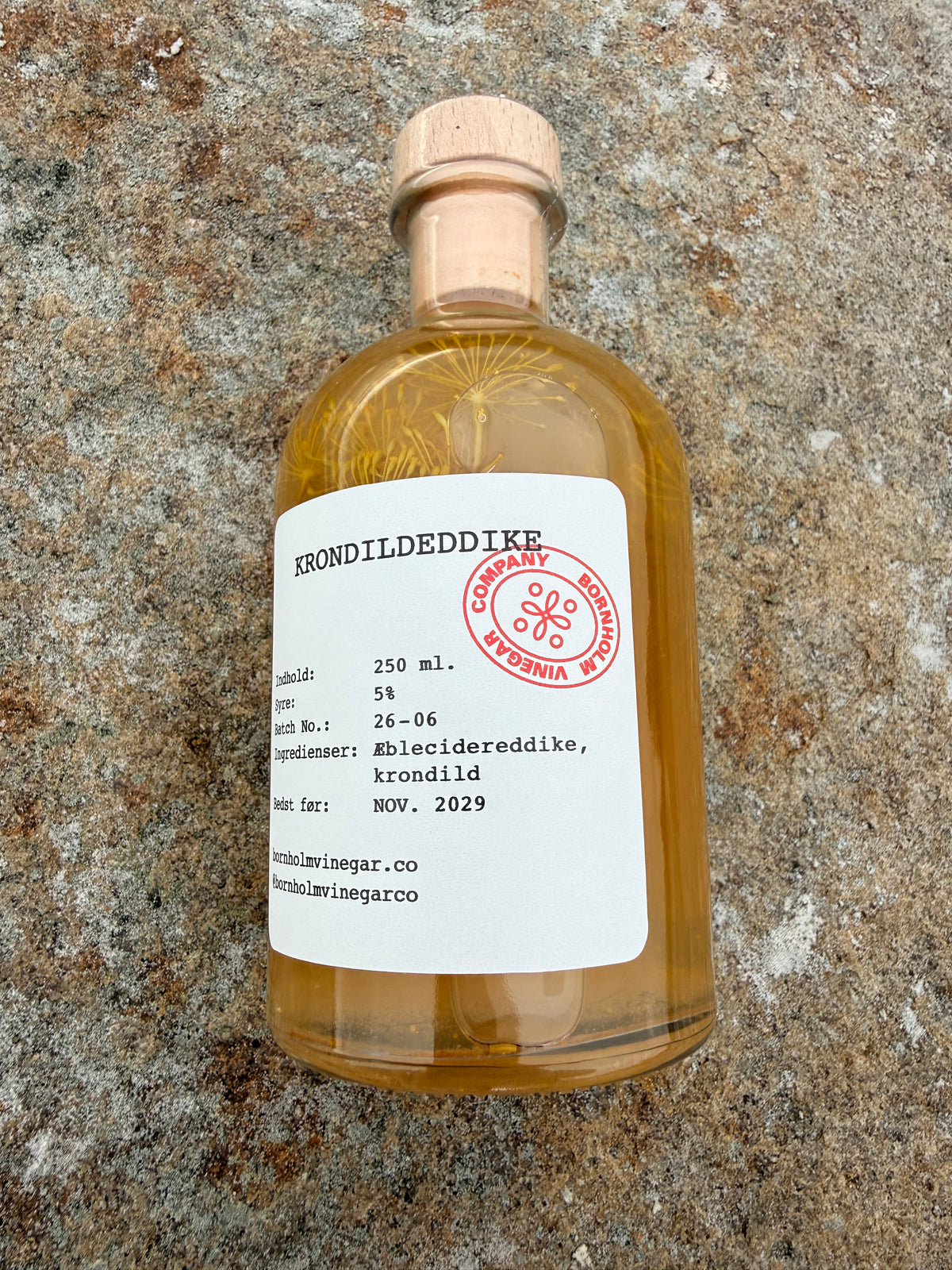 BORNHOLM VINEGAR COMPANY - KRONDILLSVINÄGER 250 ml.